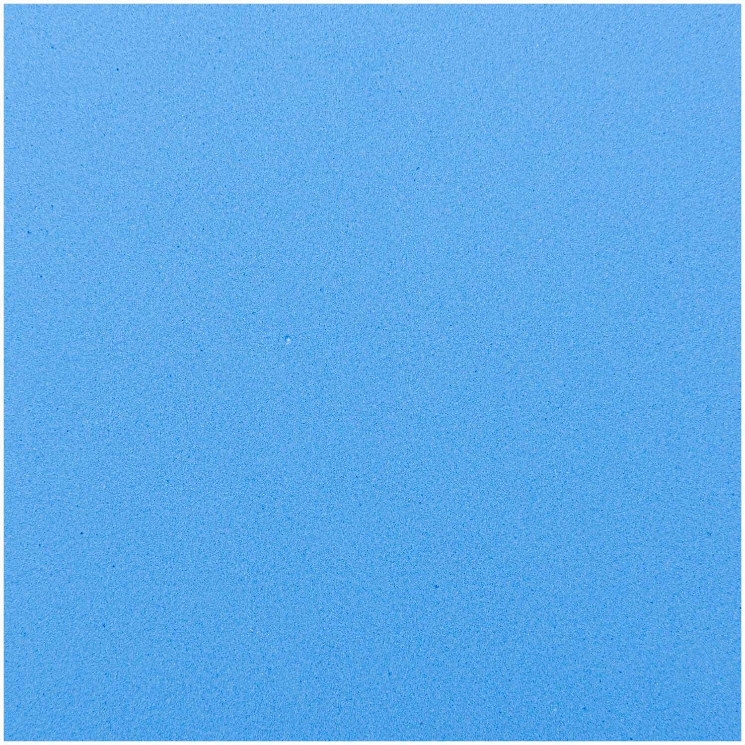 Moosgummiplatte 30x40cm 2mm von Rico Design in Blau, ideal für kreative Bastelprojekte.
