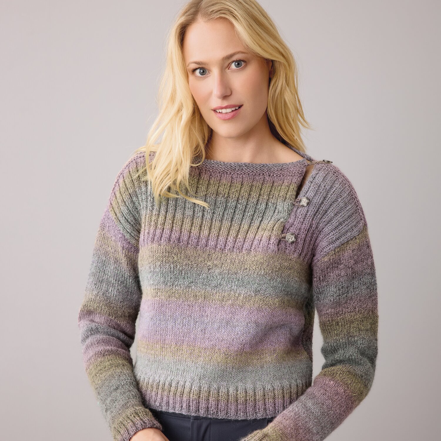 Strickset Pullover Modell 19 aus Die Neue Masche No. 14 von idee. Creativmarkt