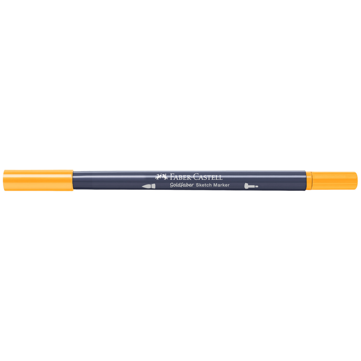 Goldfaber Sketch Marker von Faber Castell in Chromgelb dunkel, ideal für präzises Zeichnen und Skizzieren.