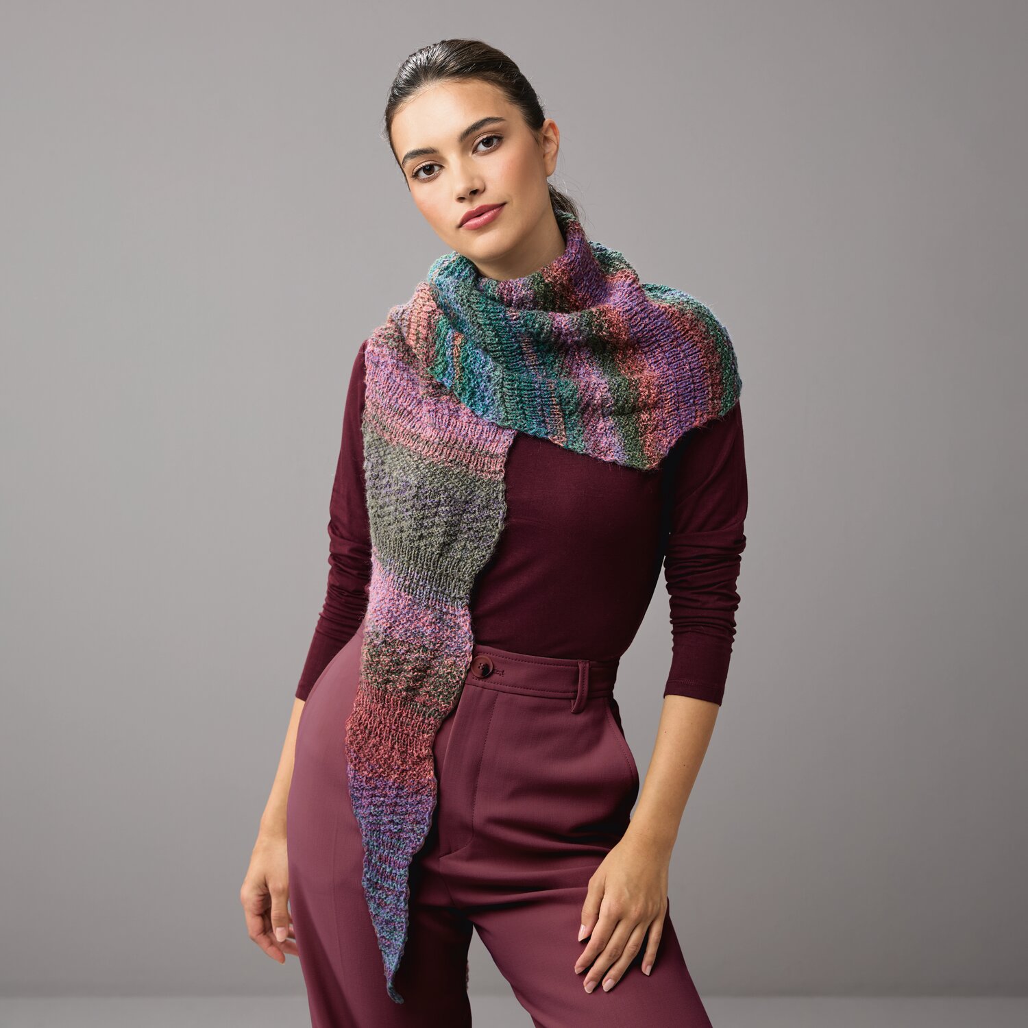 Strickset Tuch Modell 20b aus Die Neue Masche No. 10 von Rico Design