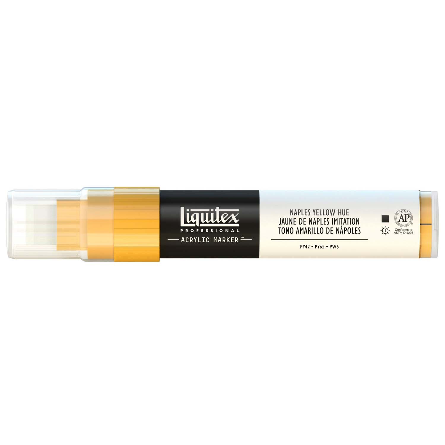 Paint Acryl Marker 8-15mm in Neapelgelb von Liquitex, ideal für präzises und kreatives Arbeiten.