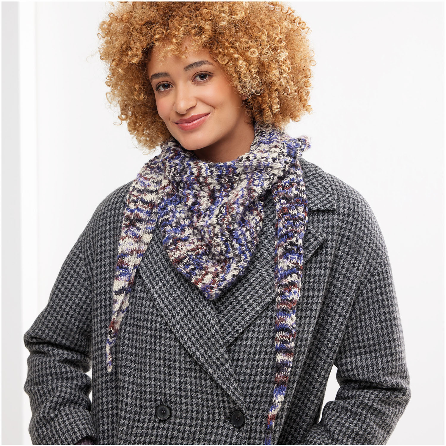Strickset Dreieckstuch Modell 31 aus Die Neue Masche Nr. 8 von idee. Creativmarkt