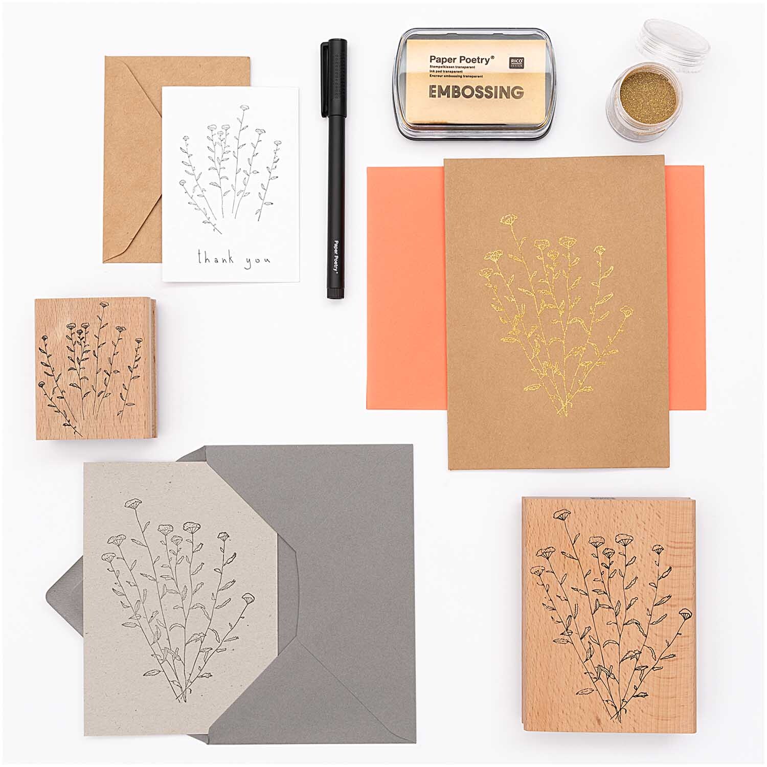 Paper Poetry Stempel Anis 9x12x2cm von Rico Design