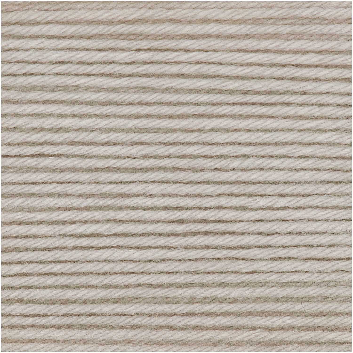 Rico Baby Dream dk uni - A Luxury Touch: Weiches Garn in Silbergrau, ideal für Babyprojekte. 50g Knäuel mit 115m Länge.