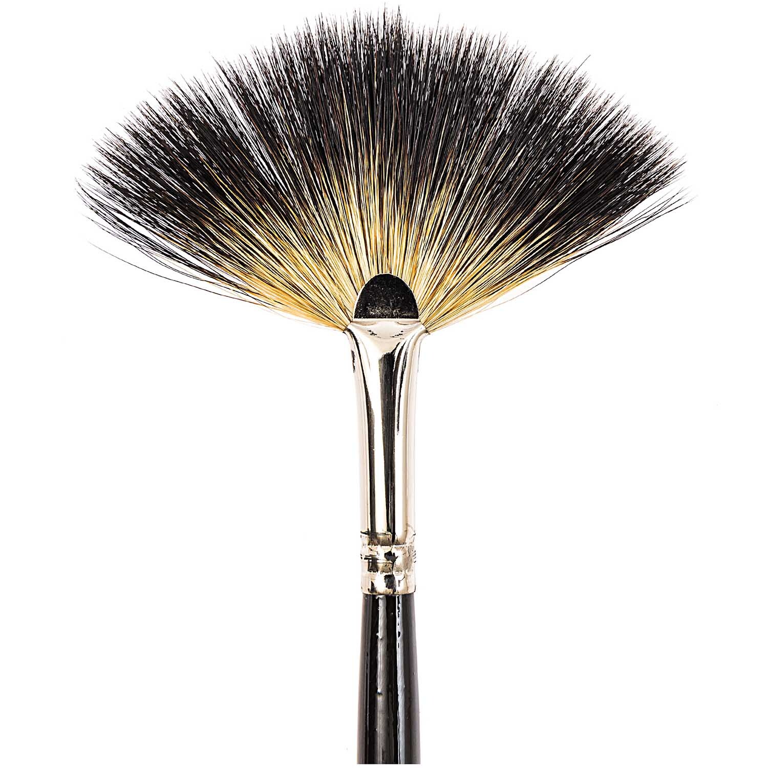 Fine Art Öl Naturhaar Fächer Gr.10: Hochwertiger Fächerpinsel mit Naturhaaren von Rico Design, ideal für feine Maltechniken.