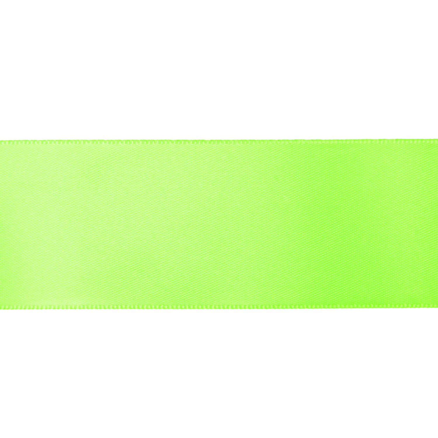 Paper Poetry Satinband in leuchtendem Neon Grün von Rico Design, 38mm breit und 3m lang, ideal für kreative Projekte.