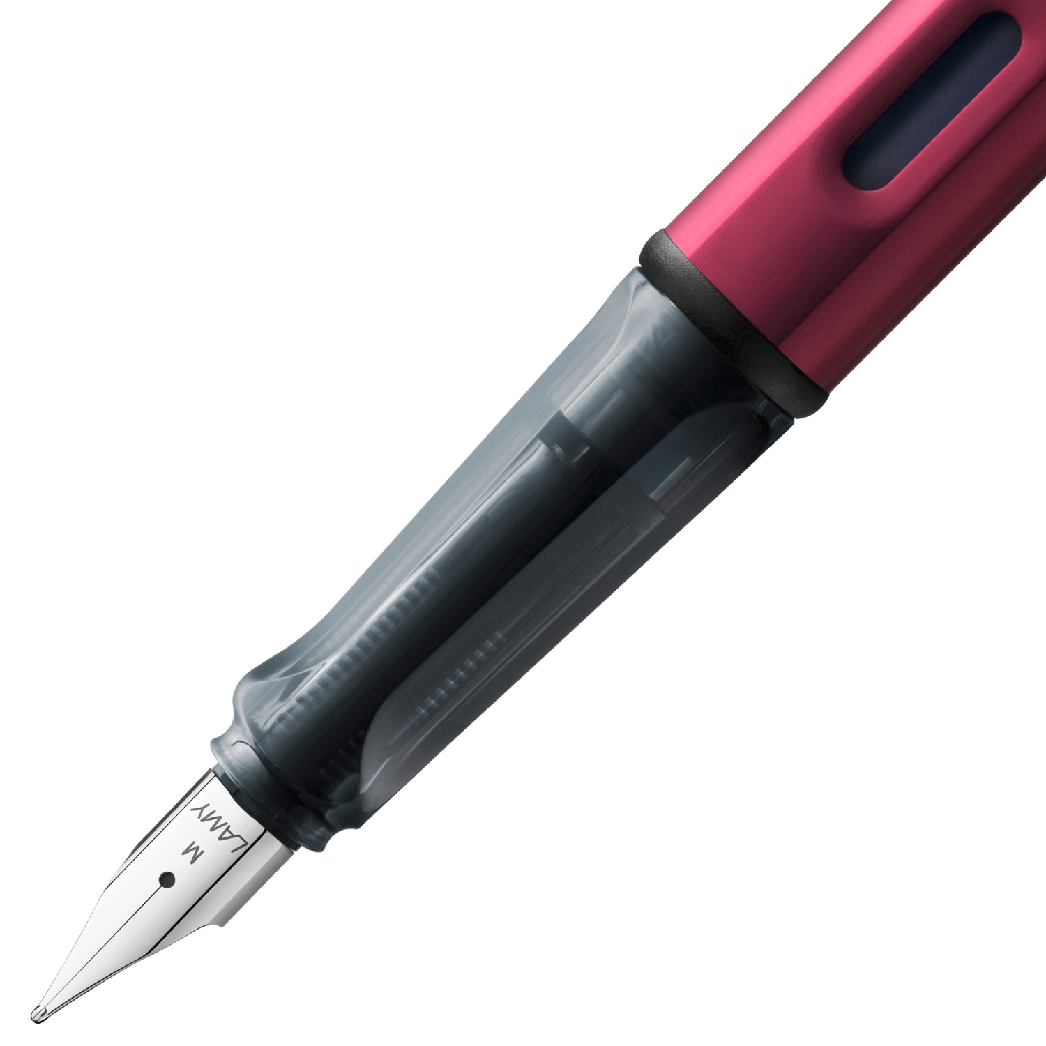 Füllhalter AL-star in elegantem Design mit mittlerer Feder, präsentiert in einem stilvollen Purpurton von Lamy.