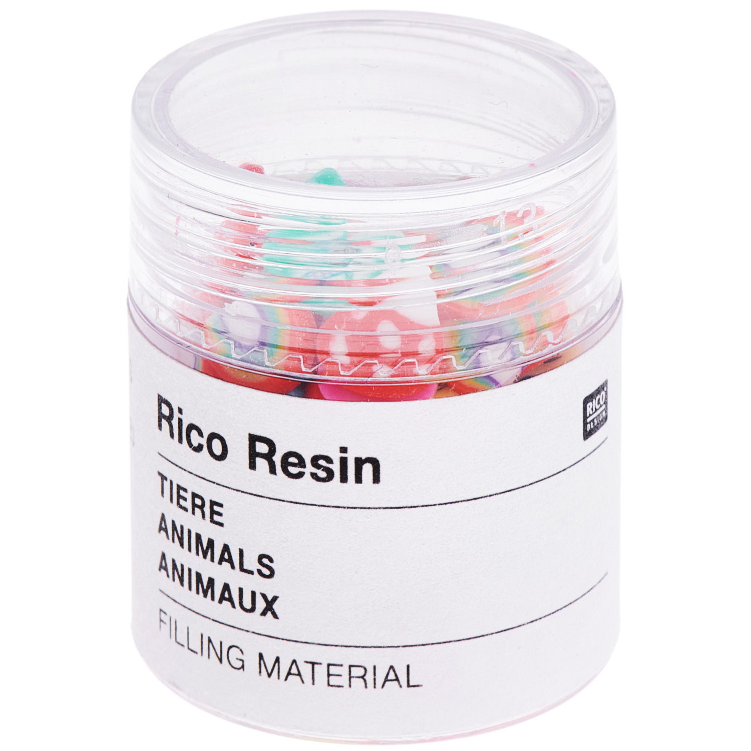 Füllmaterial für Resin Tiere, Regenbogen, Pilze  4,5g von Rico Design