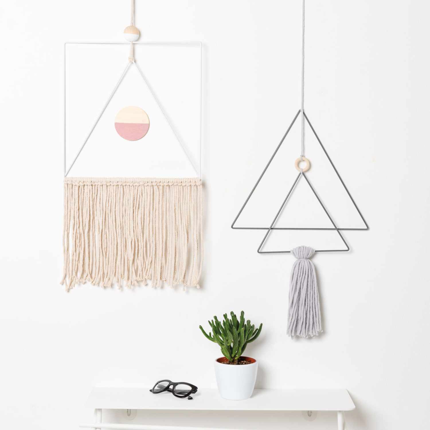 Metallring Quadrat anthrazit von Rico Design