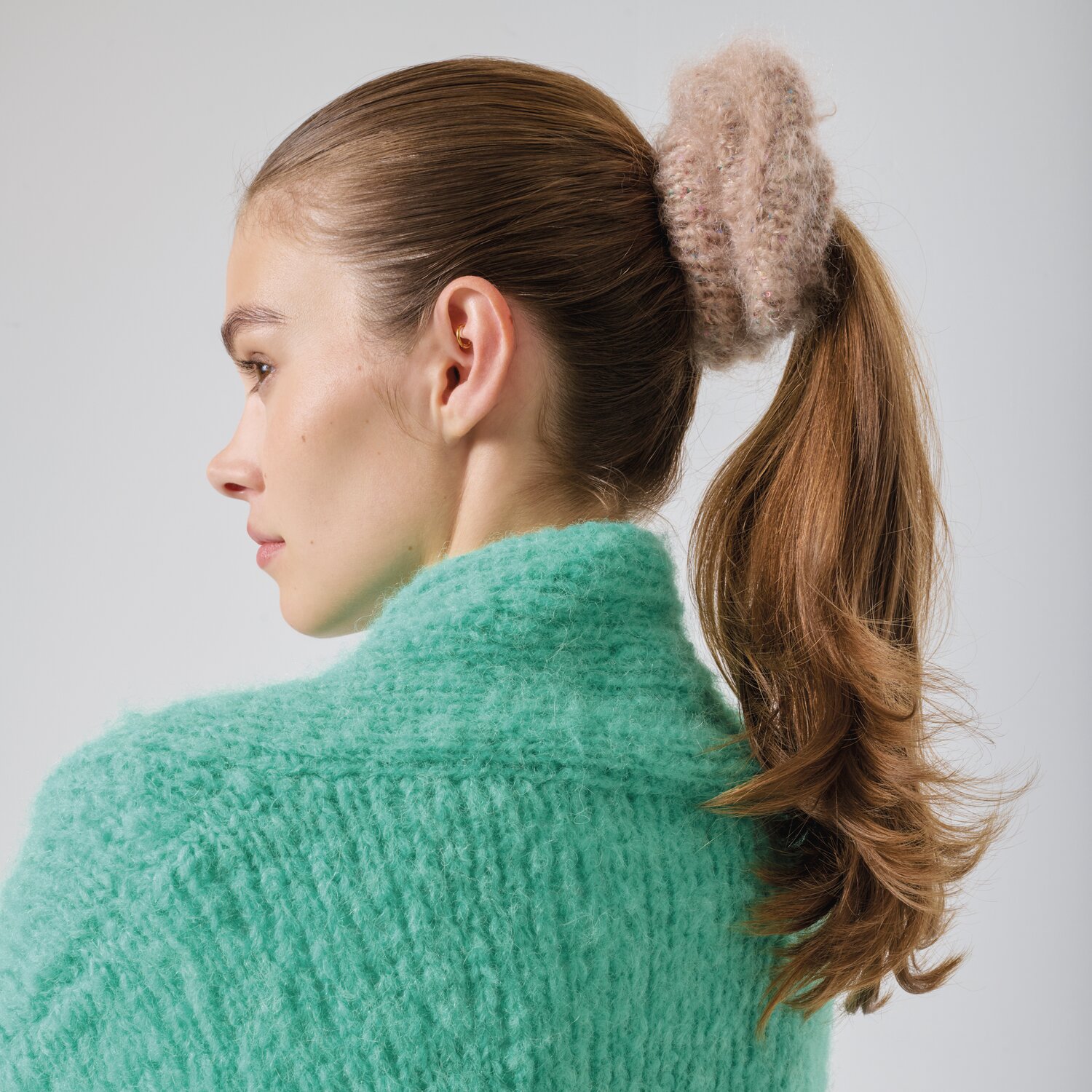 Strickset Scrunchie Modell 18a aus Made by Me No. 21 von Rico Design