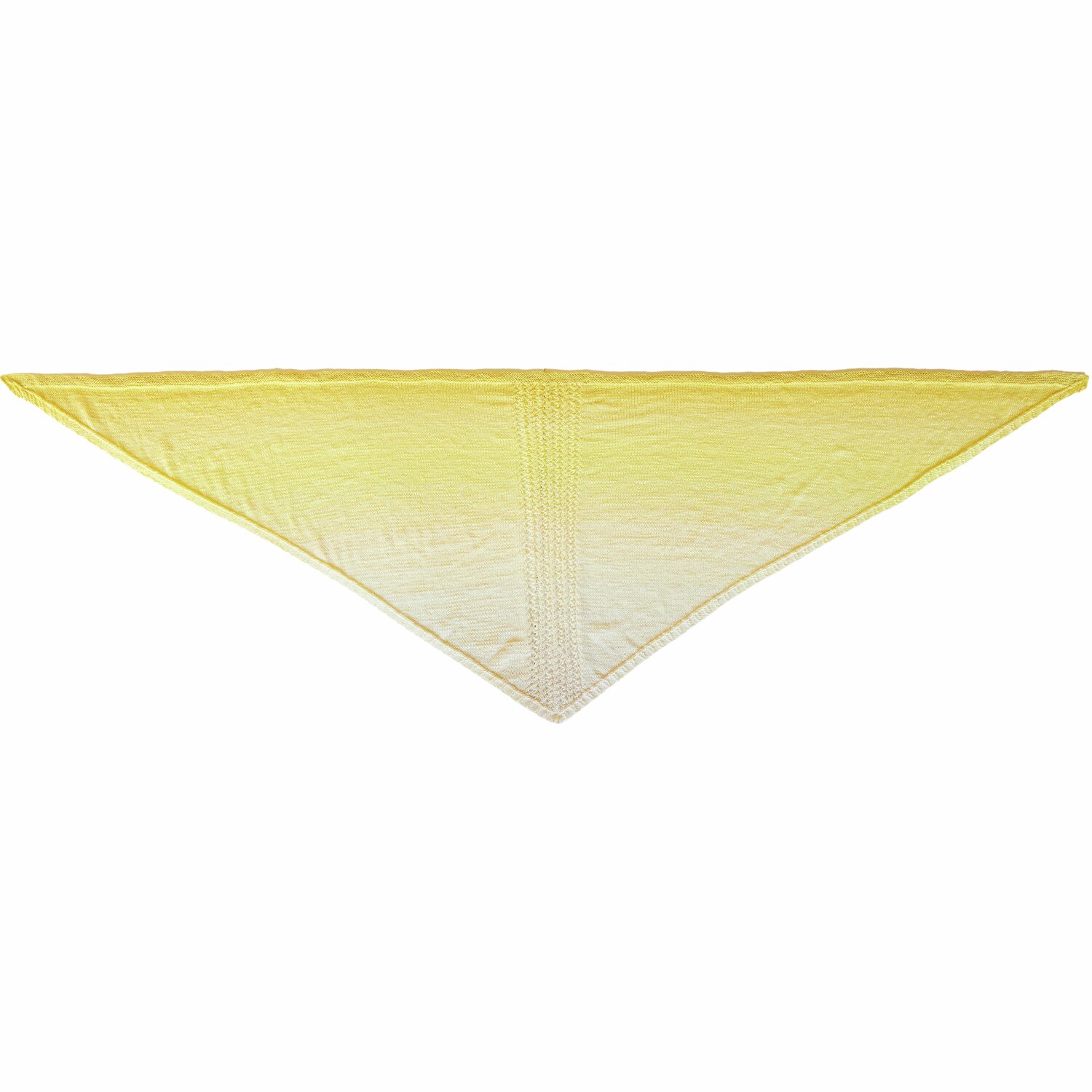 Creative Cotton Dégradé Lucky 8: Dreieckstuch in Zitrone von Rico Design, 200g 800m, sanfter Farbverlauf.