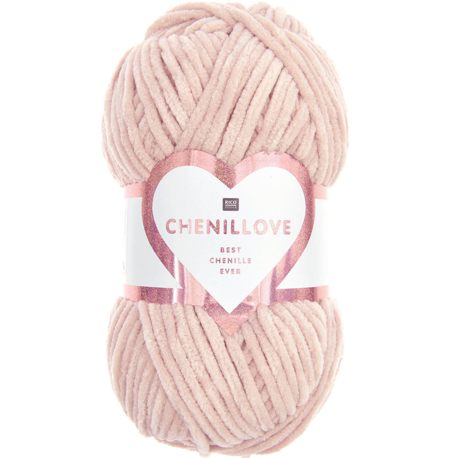 Creative Chenillove Häkelset Strawberry Bunny Modell 03 in altrosa, 100g, 110m. Ideal für kreative Häkelprojekte.