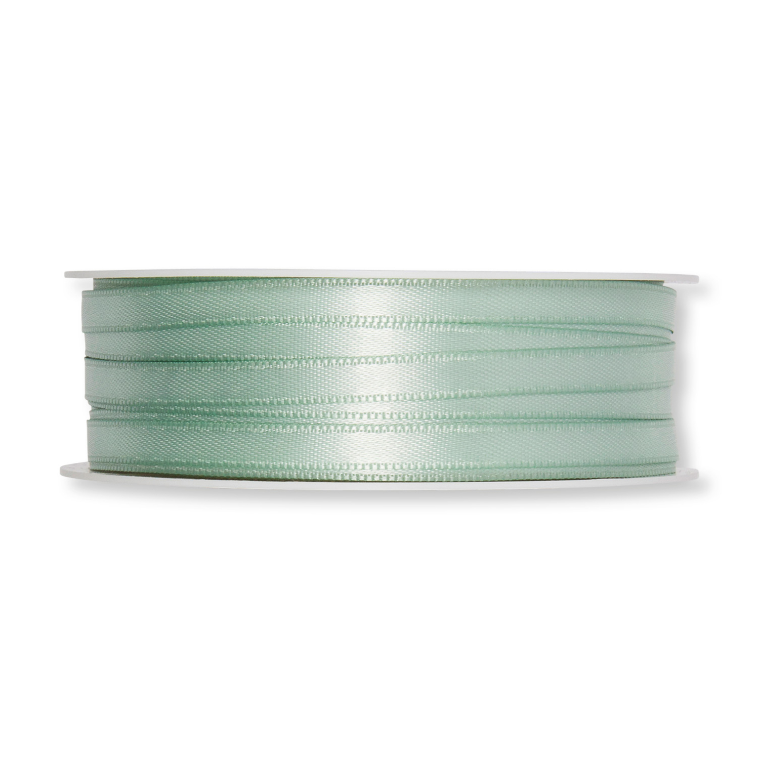 Satinband 6mm 10m Farbe Mint von Halbach Seidenbänder 