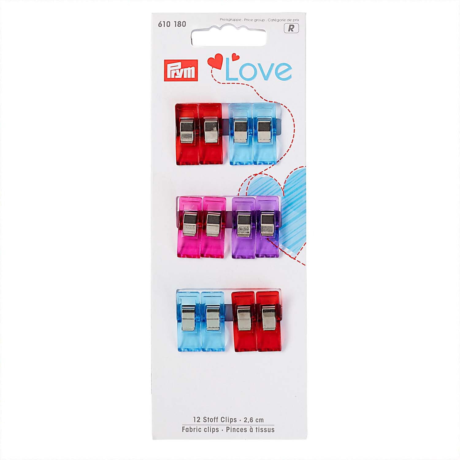 Stoff-Clips 2,6cm 12 Stück von Prym Consumer Europe 