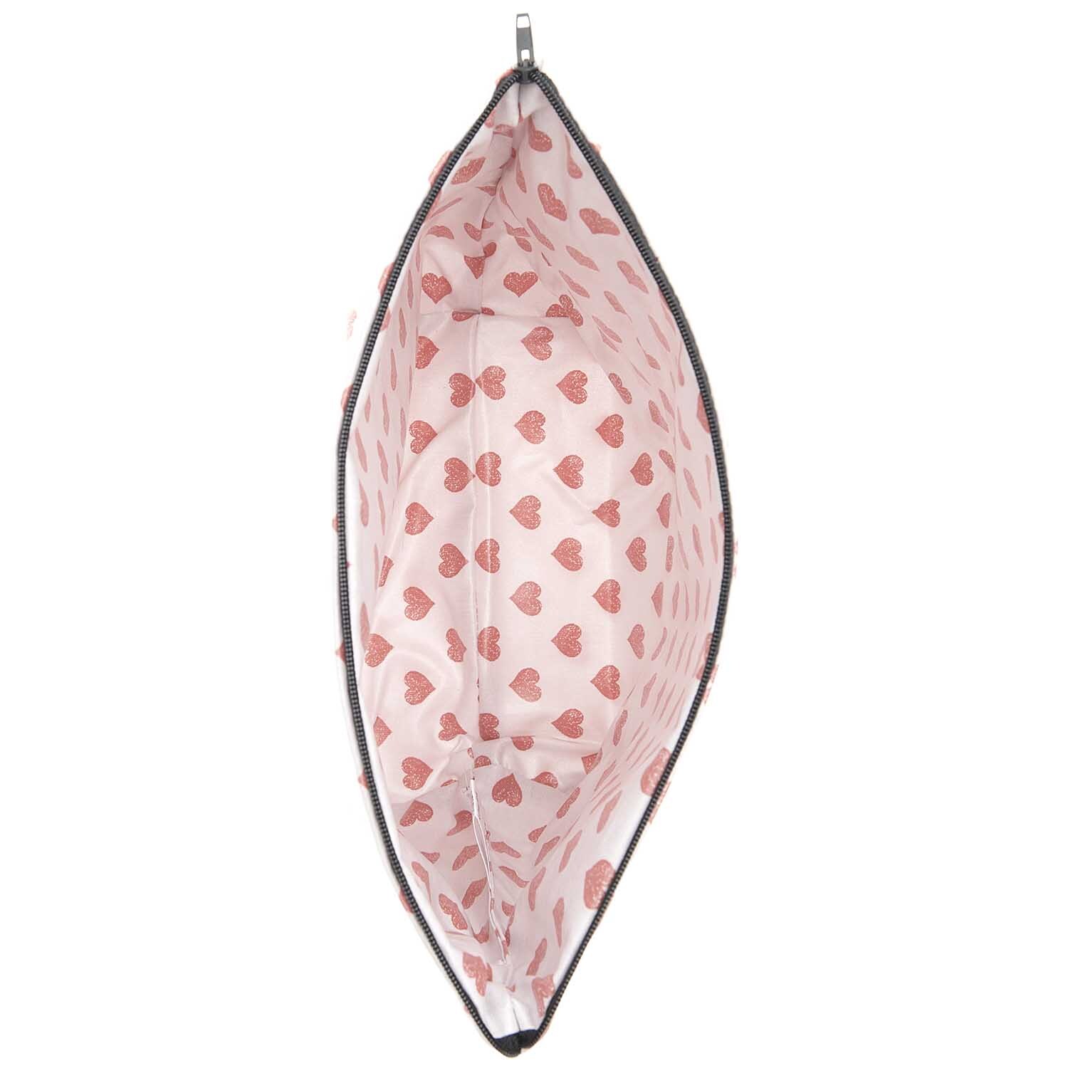 Kosmetiktasche Herzen 28x21x9cm von Rico Design