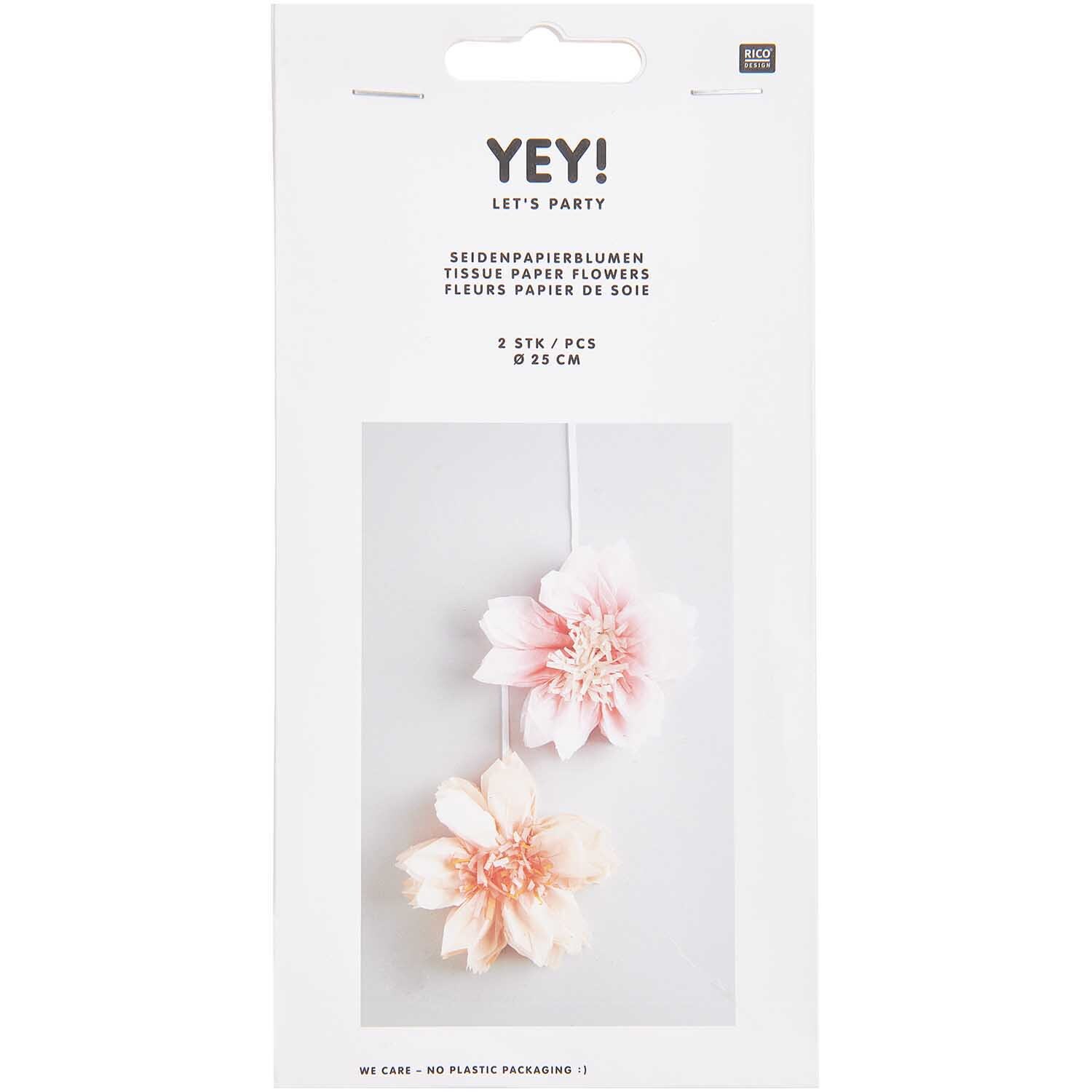 Seidenpapierblumen Kirschblüten 2 Stück von Rico Design