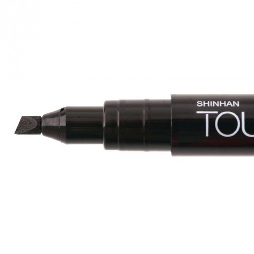 Liner ShinHan Liner C mit Meißelspitze, ideal für präzises Zeichnen, in elegantem Schwarz.
