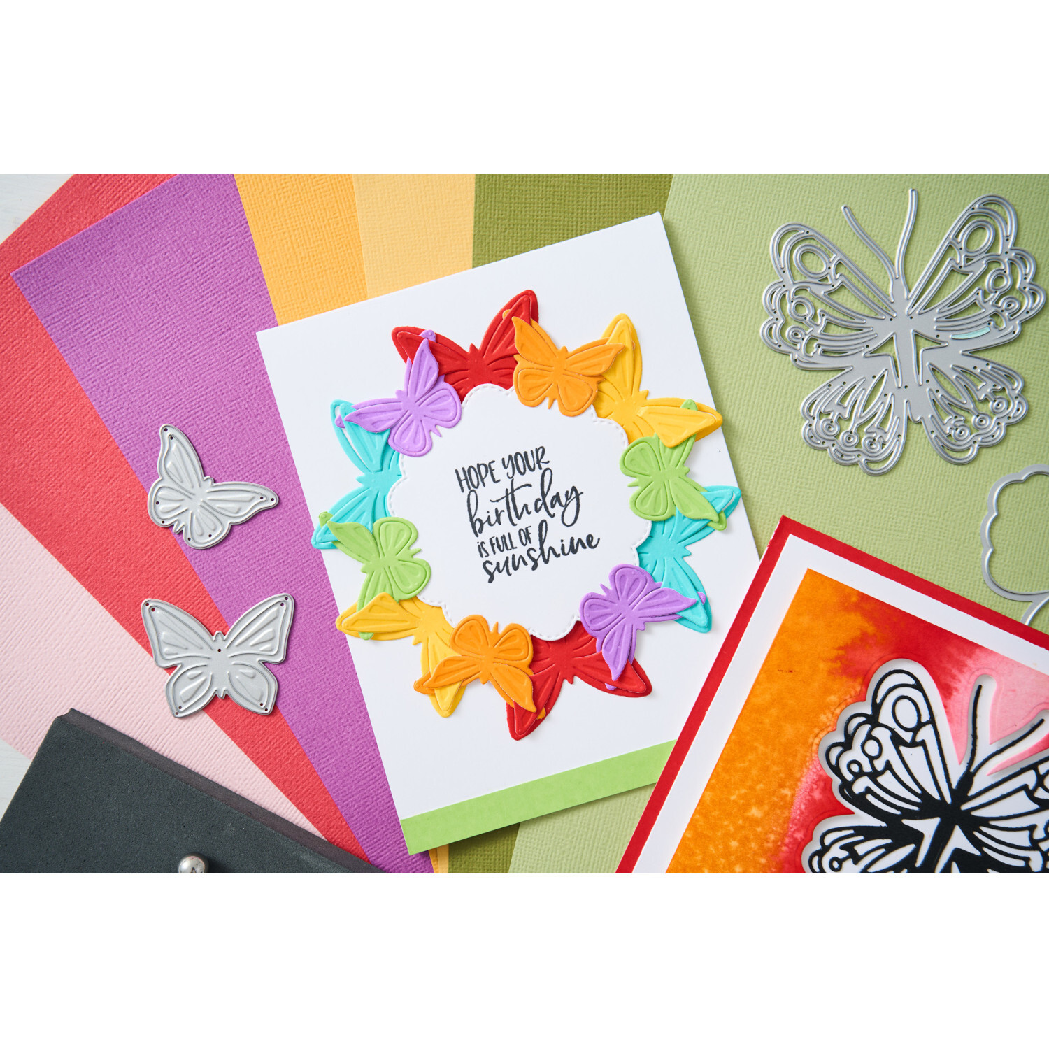 Thinlits Spring Wings Set 9 Stück von idee. Creativmarkt