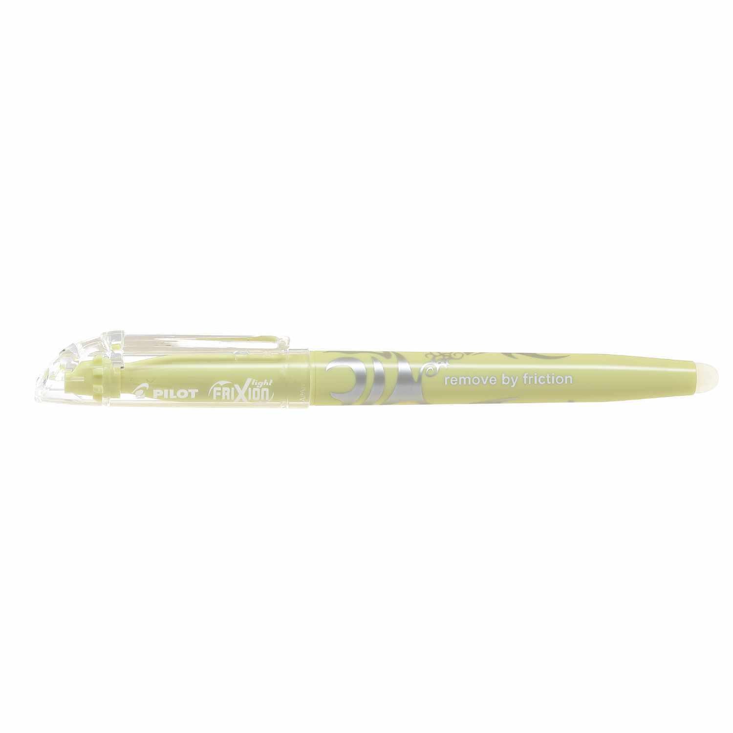 Frixion Light Soft Textmarker in sanftem Gelb von PILOT, ideal zum Hervorheben von Texten.