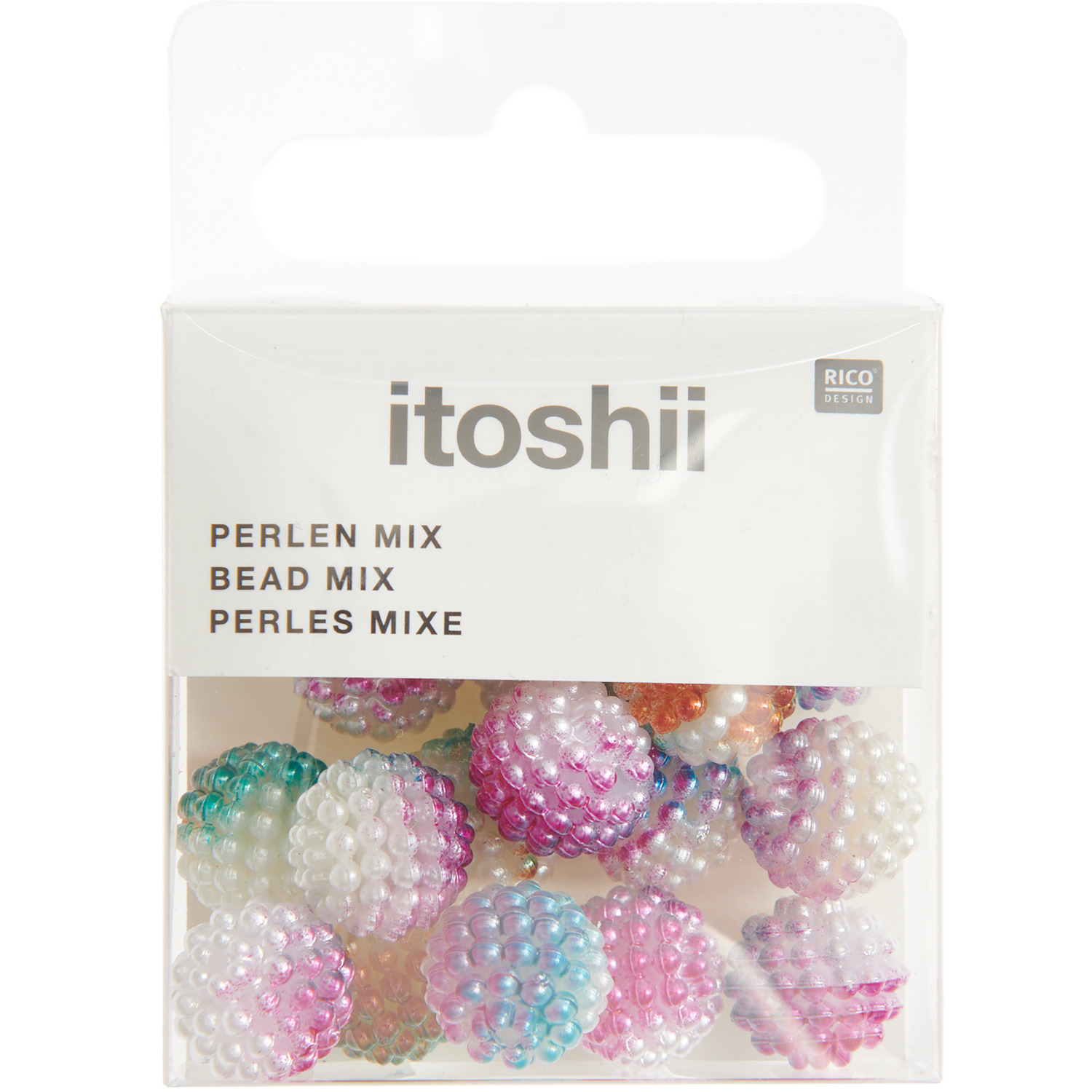 itoshii Perlen Bundle Farbverlauf 11mm 20 Stück von Rico Design