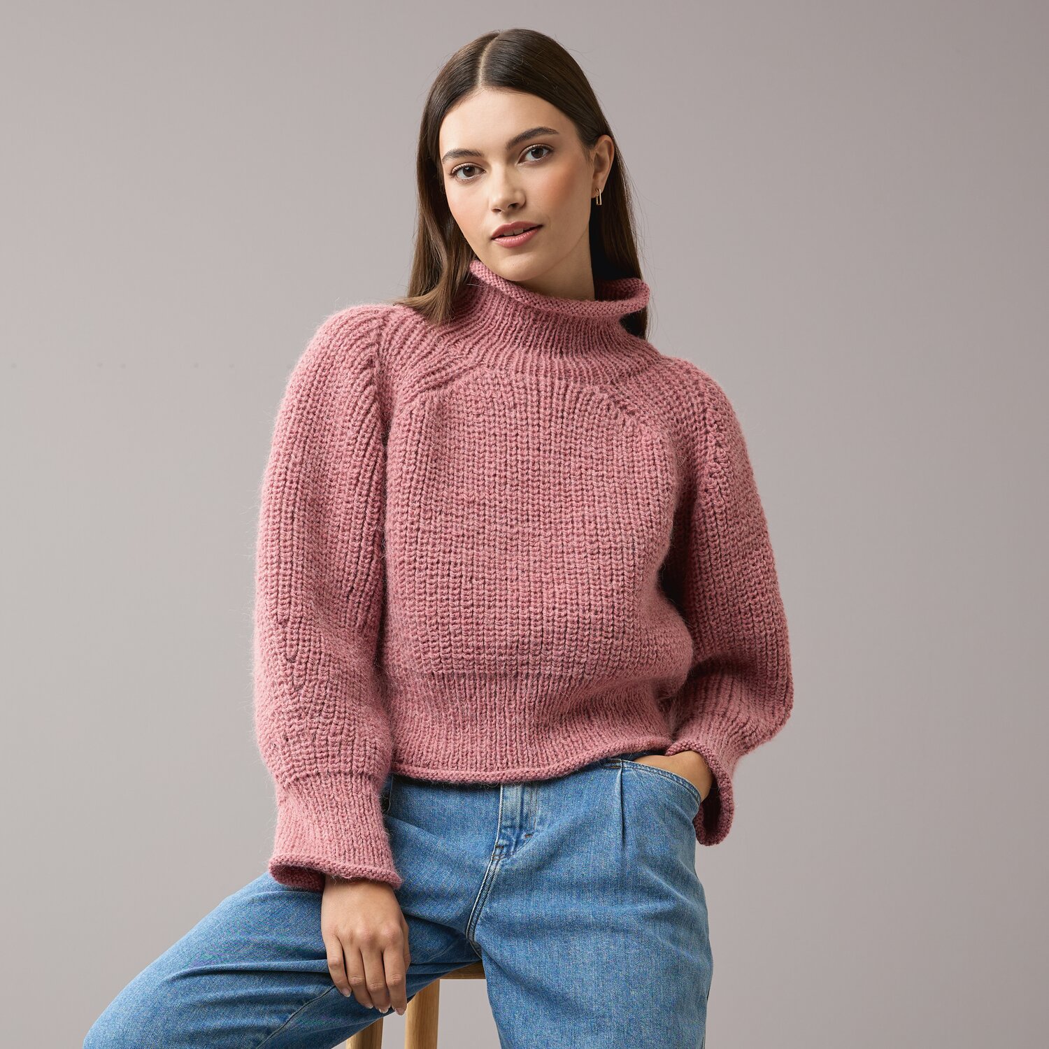 Strickset Pullover Modell 16 aus Die Neue Masche No. 10 von Rico Design