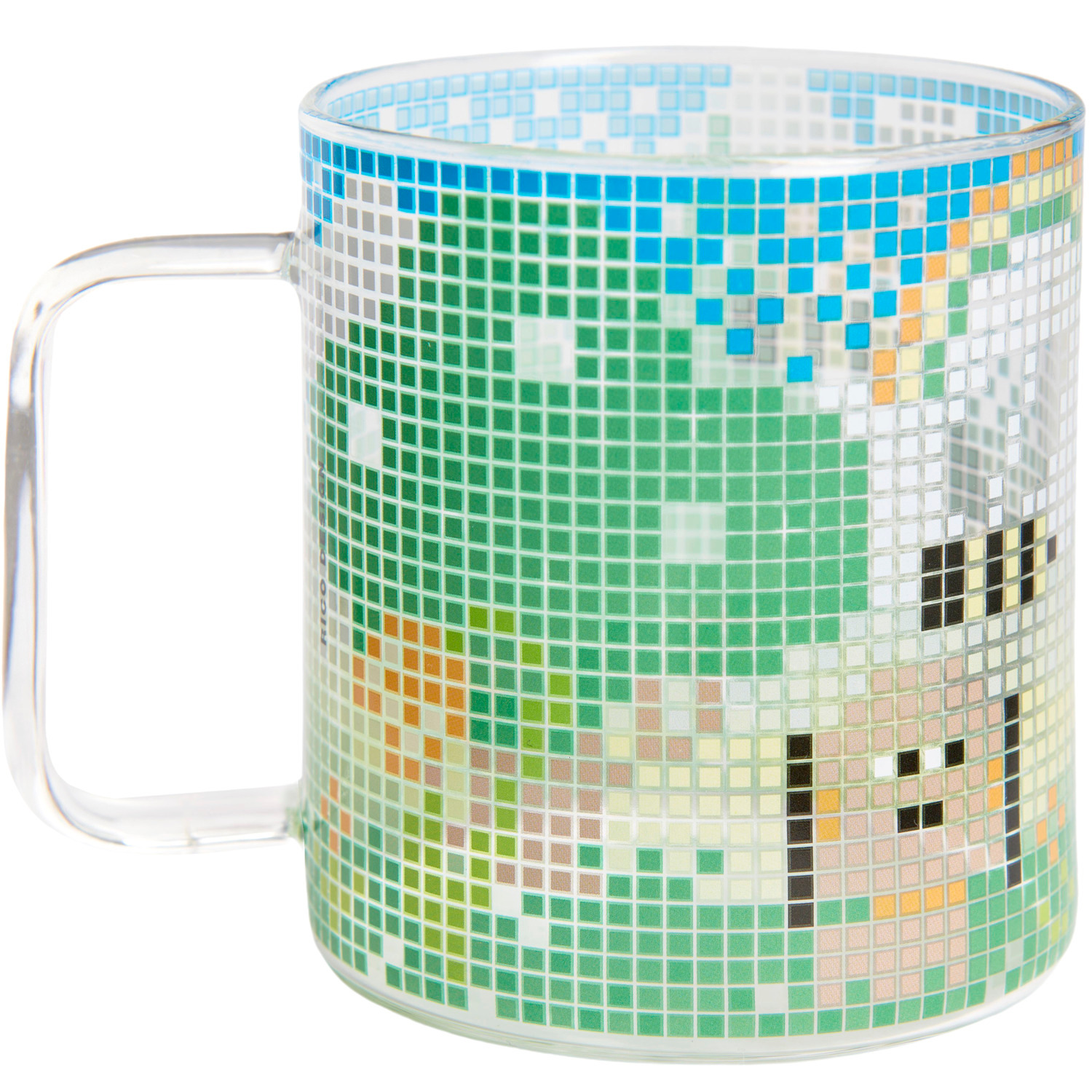 Glastasse Landscape Pixel  Ø8,5cm von Rico Design