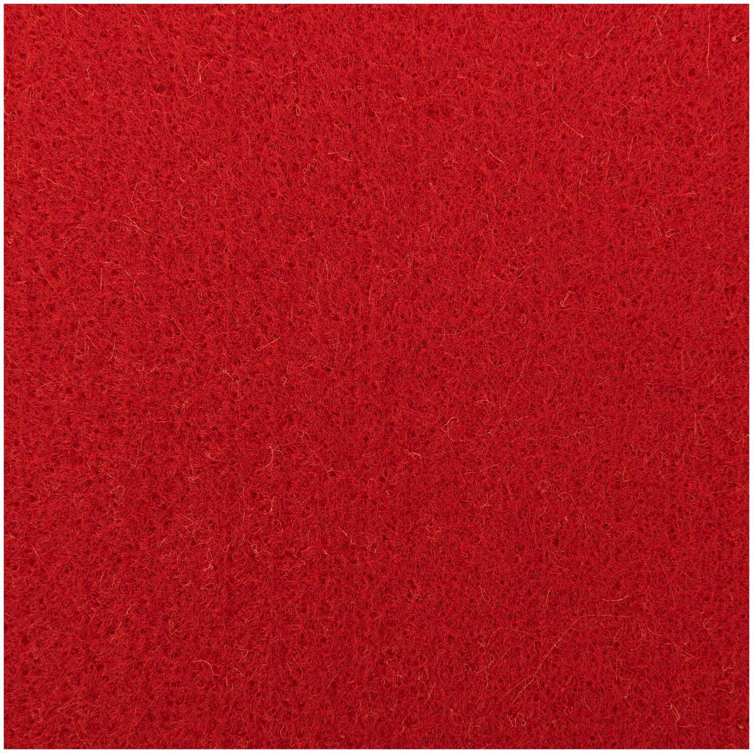 Filz-Platte 50x75cm 3mm von Rico Design in kräftigem Rot, ideal für kreative Bastelprojekte.