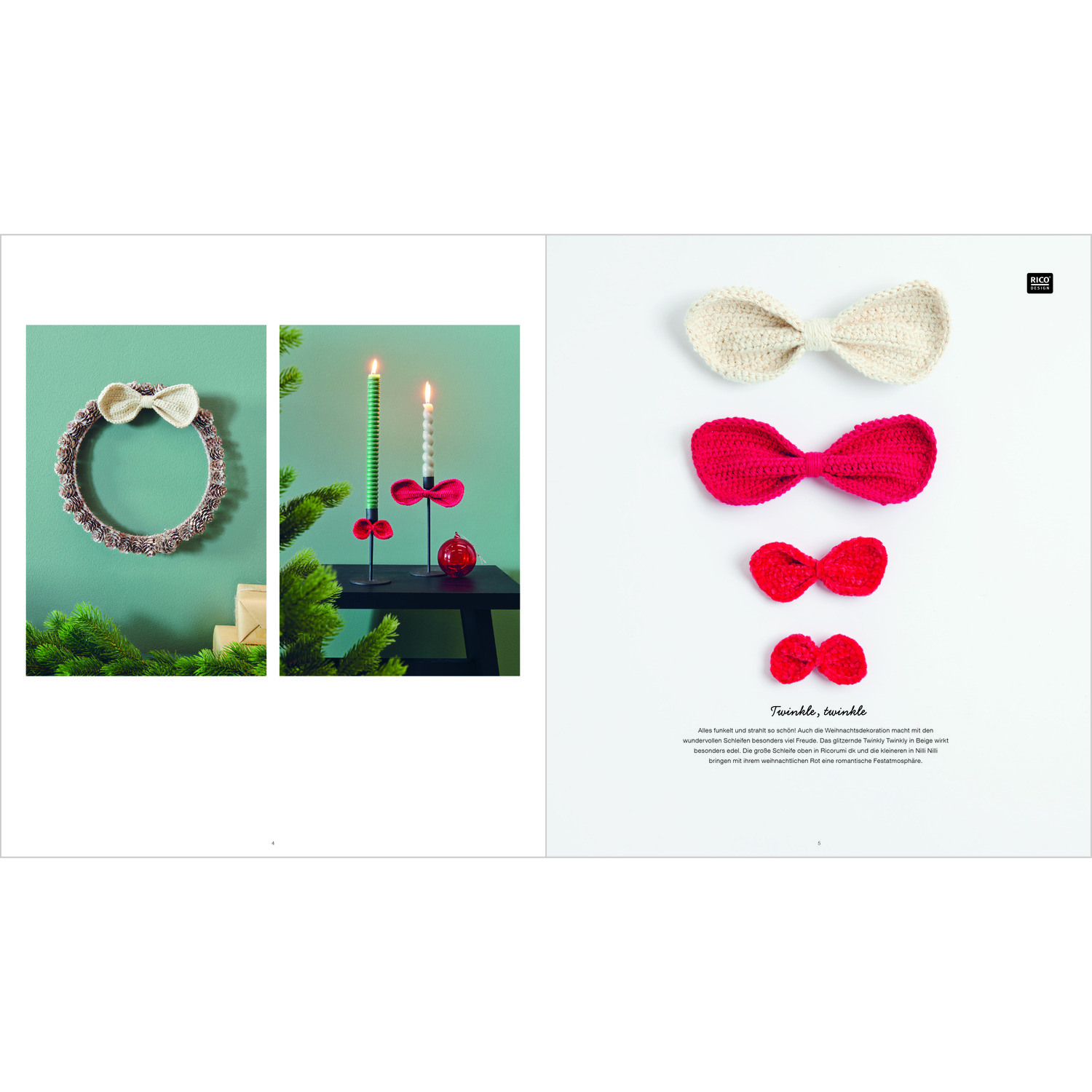 Ricorumi Put a Bow on It Sprachauswahl deutsch von Rico Design