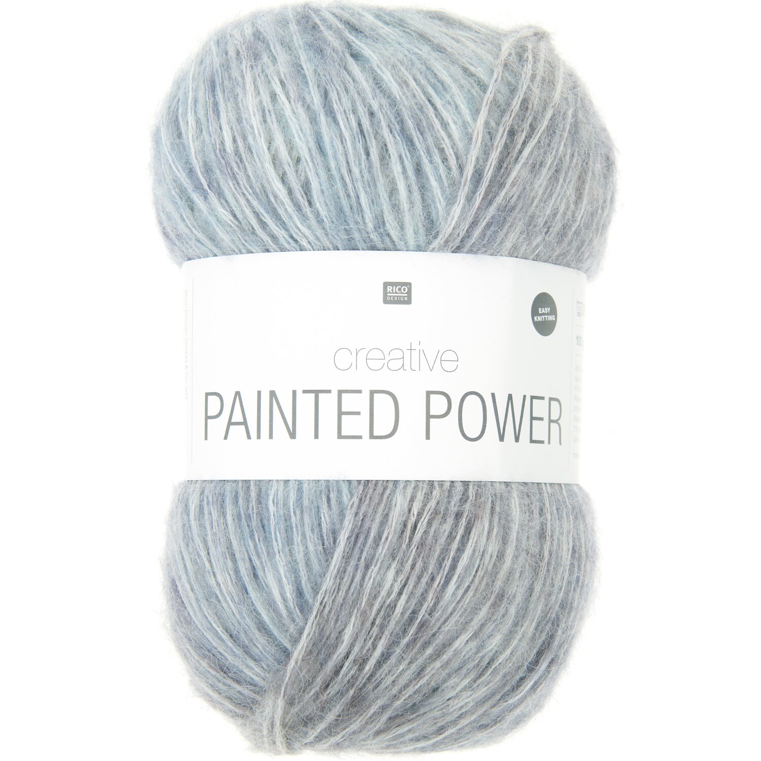 Creative Painted Power Häkelset Schal Modell 17 in Bay Blues von Rico Design, 100g, 310m.