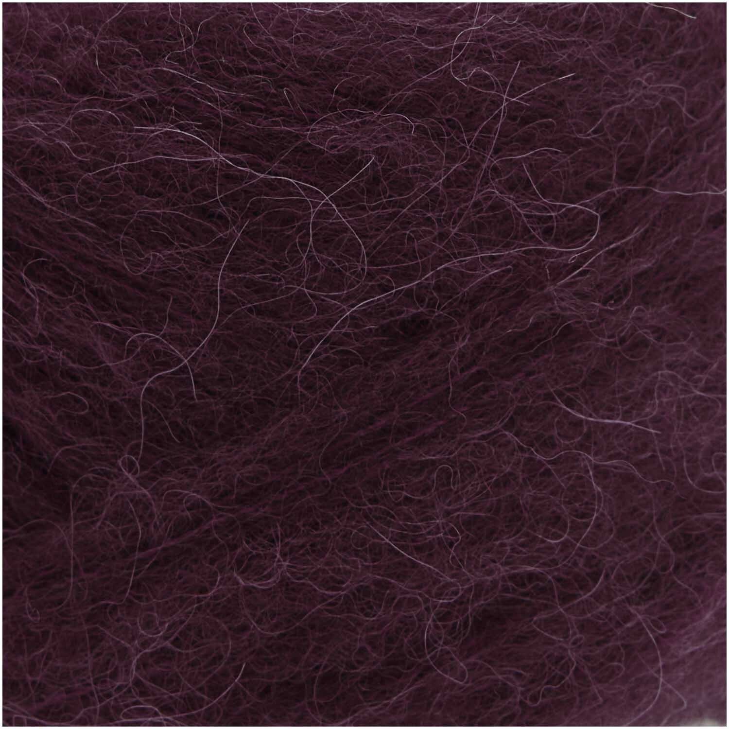 Essentials Baby Alpaca Loves Silk: Weiches, lila Garn von Rico Design, ideal für leichte Strickprojekte, 25g 200m.