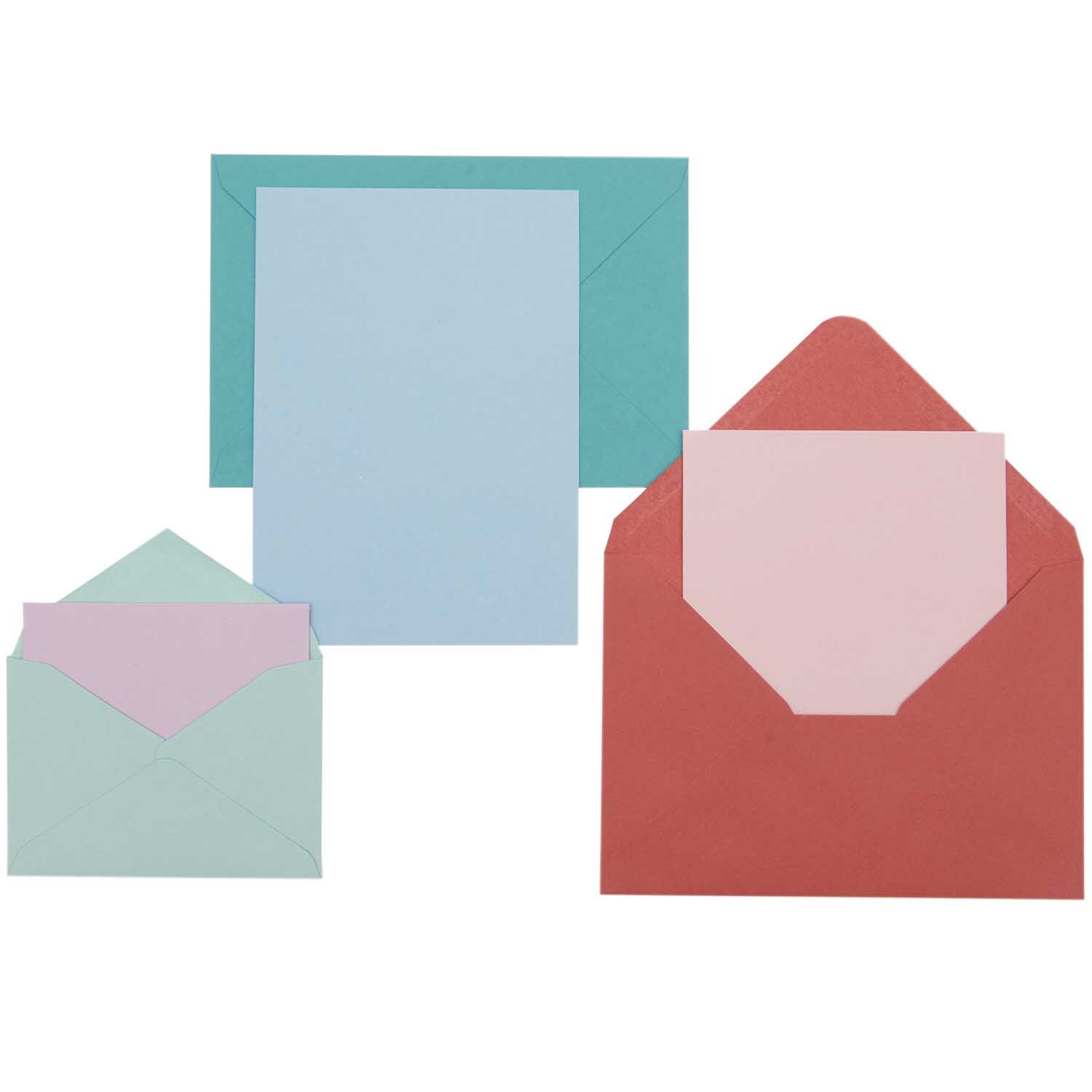 Paper Poetry Kartenset Basic tropical B6 36-teilig von Rico Design