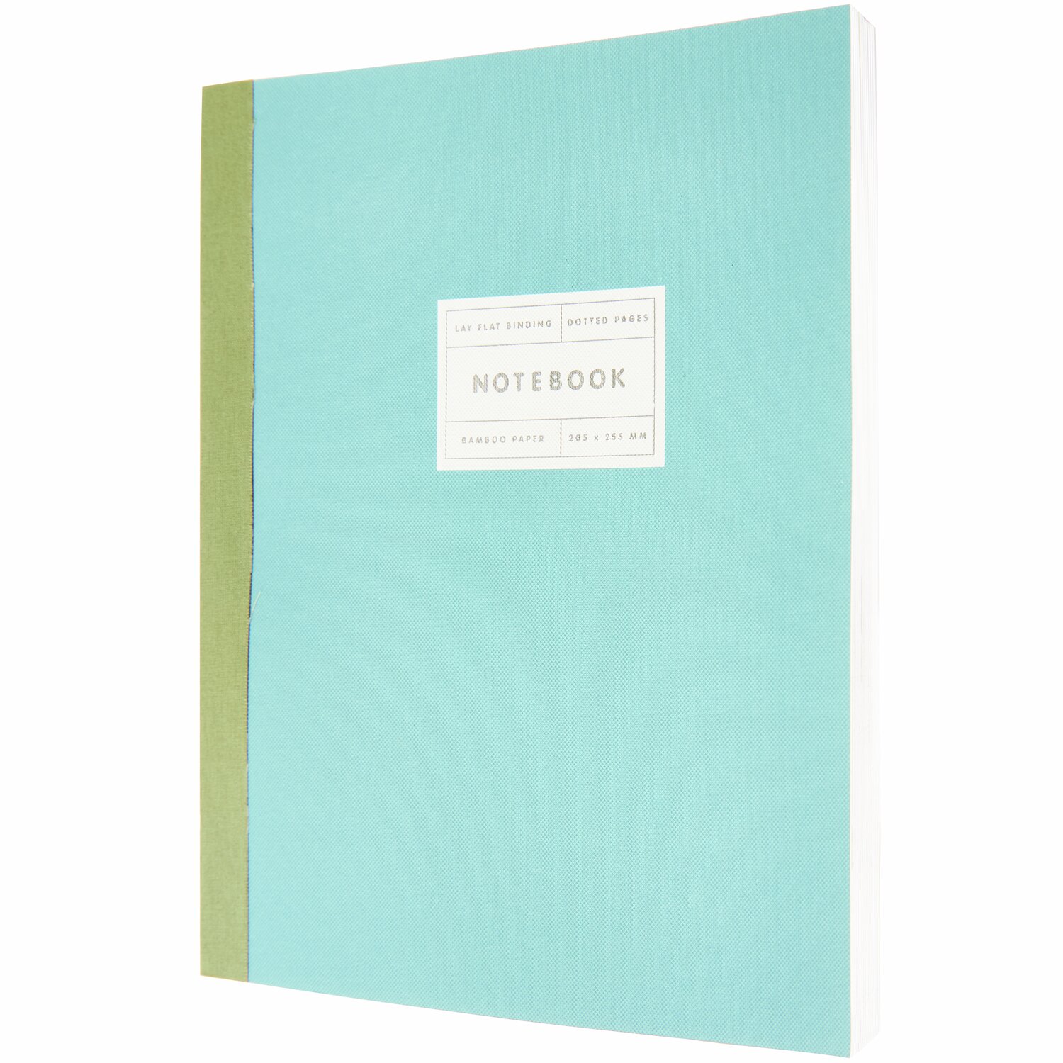Paper Poetry Notizbuch L mit mintfarbenem Einband und silbernem Rand von Rico Design. Ideal für Notizen und kreative Ideen.
