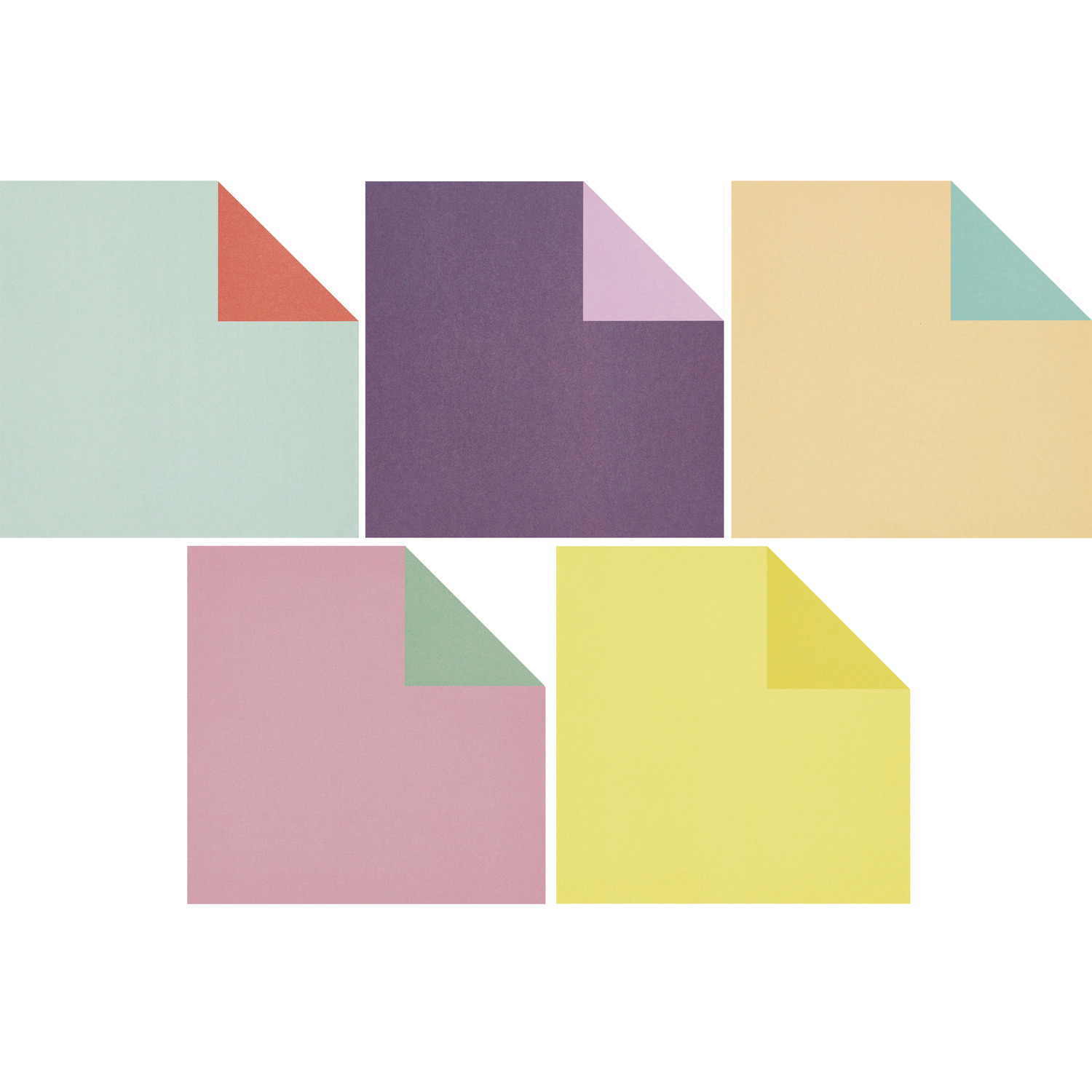Paper Poetry Origami Duo color Classic 15x15cm 100 Blatt von Rico Design