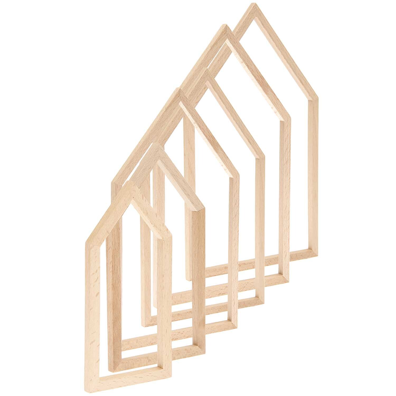 Dekorahmen Haus Hochformat Set 6-teilig von Rico Design