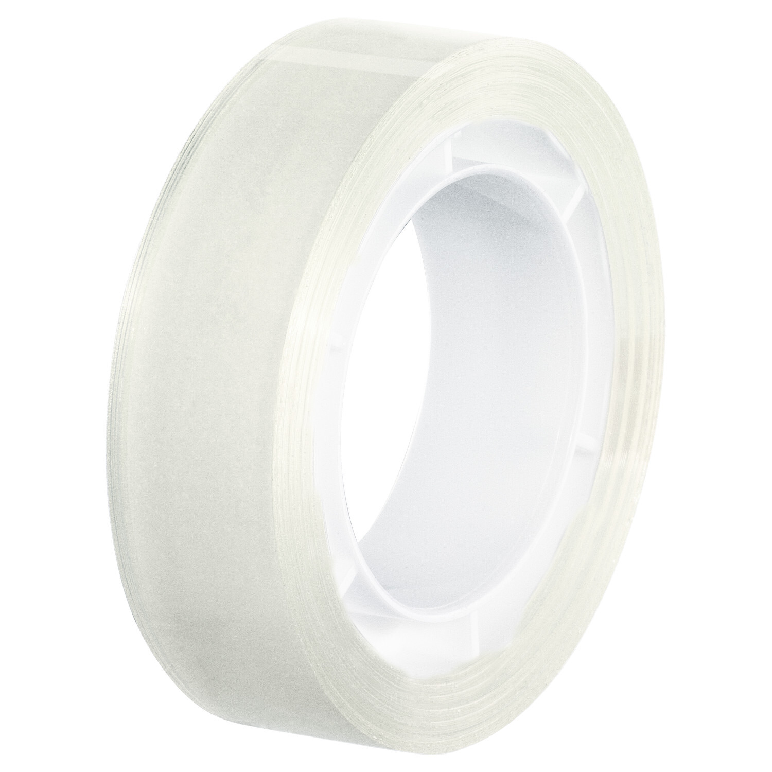 tesa film® Doppelseitiges Klebeband 12mm, transparent, 7,5m Rolle, ideal für unsichtbare Befestigungen und vielseitige Anwendungen im Haushalt.