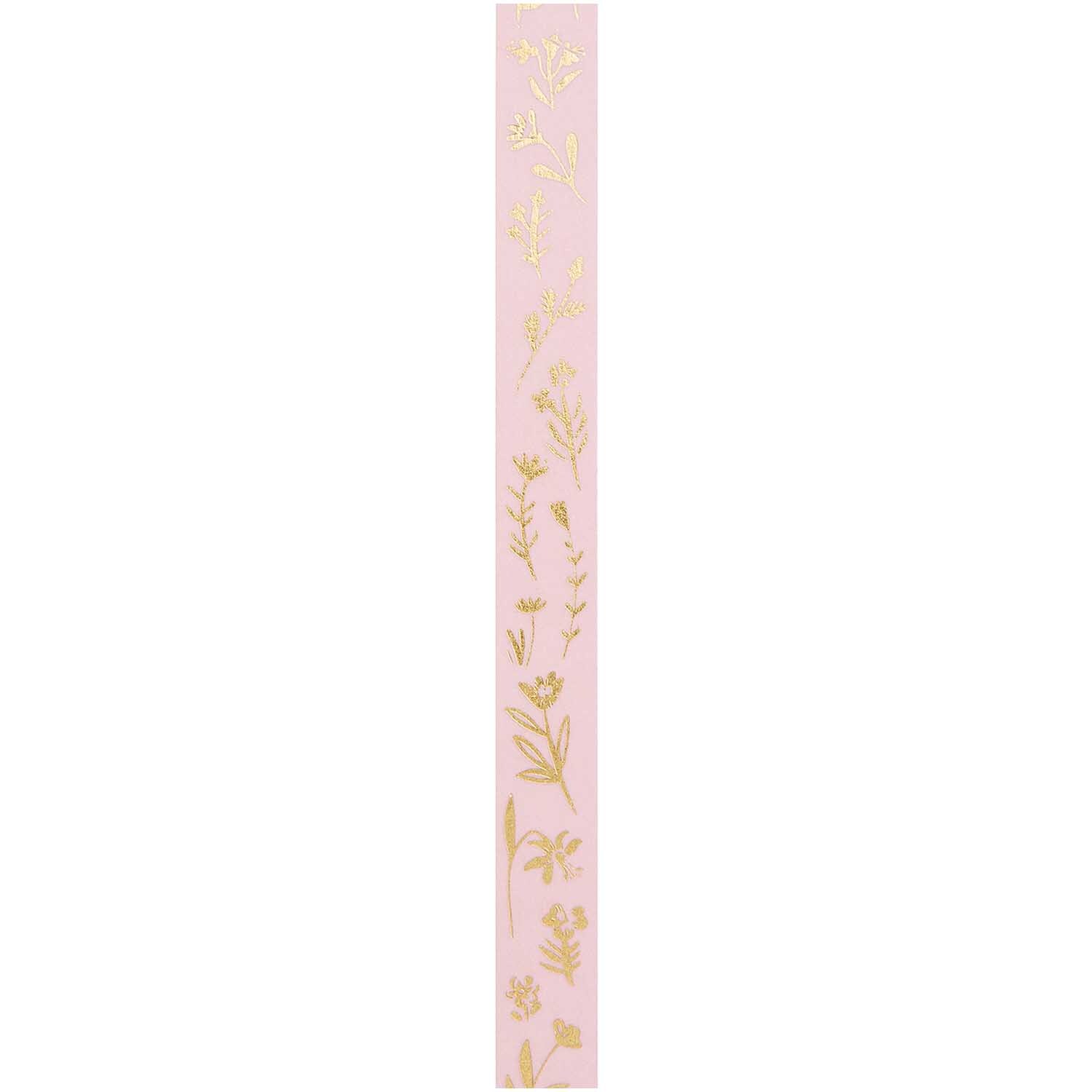Paper Poetry Tape Bunny Hop mit zarten Streublumenmuster in Rosa, ideal für kreative Bastelprojekte.