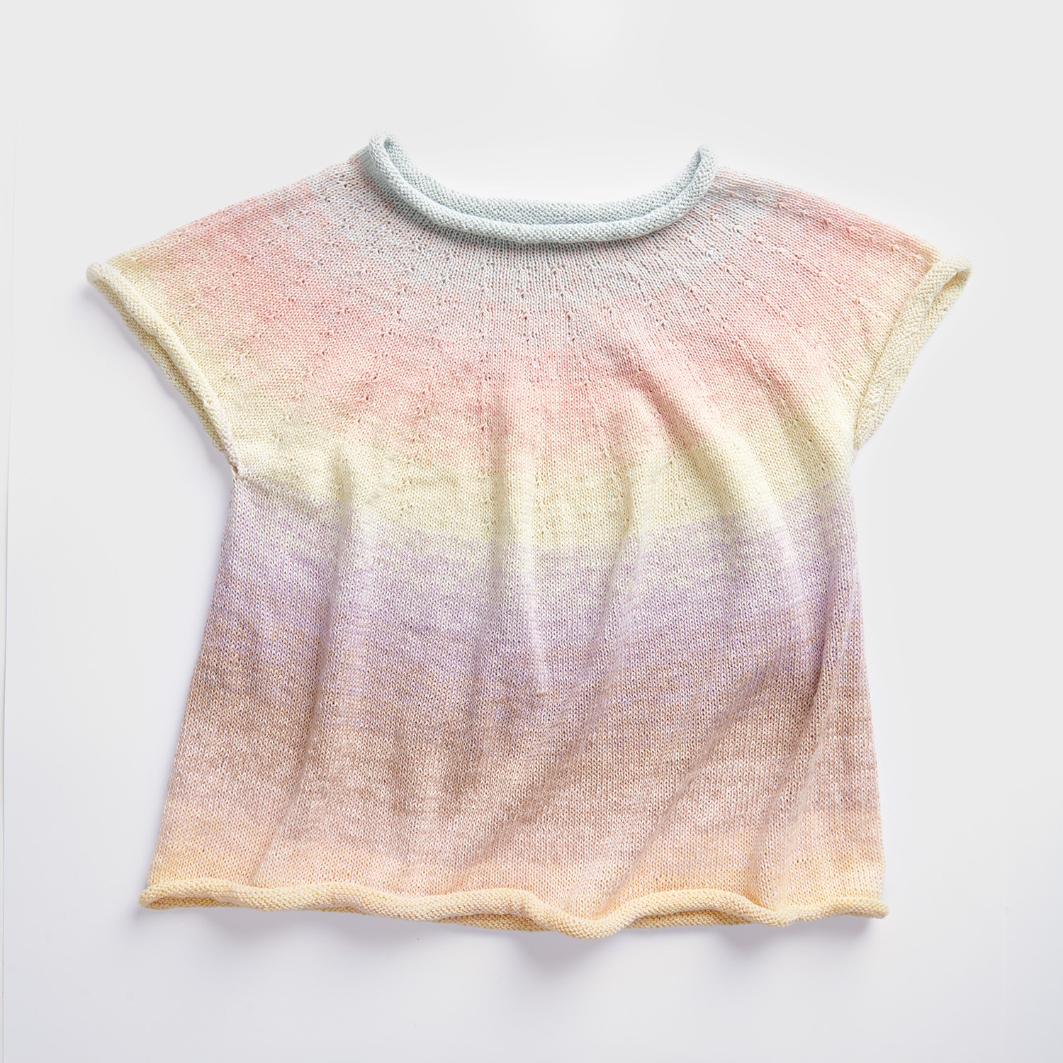 Strickanleitung Top aus Creative Cotton Dégradé Lucky 8 von Rico Design