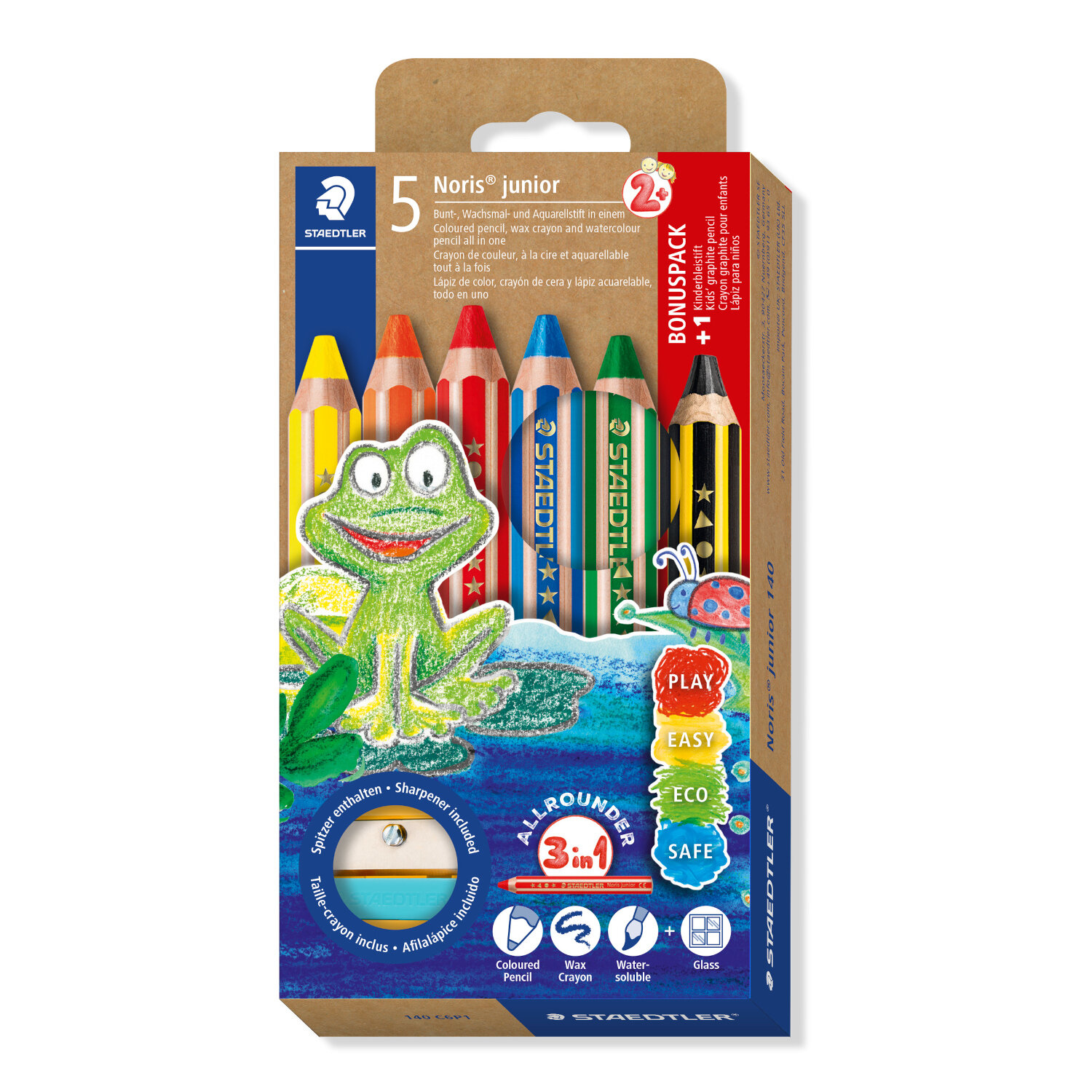 Noris Junior Buntstift Set 6 Stück von STAEDTLER