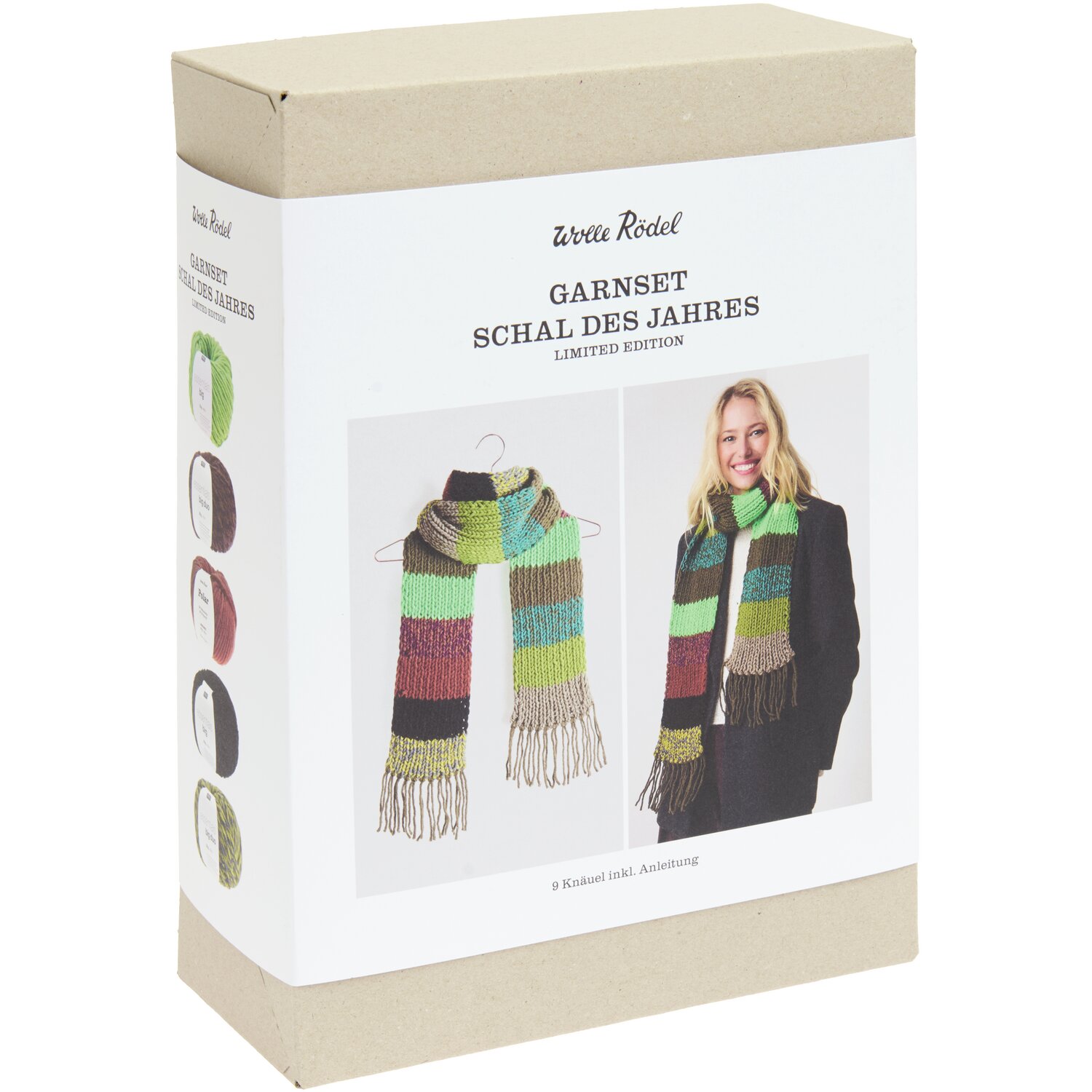 Garnset „Schal des Jahres“ Farbe Grün von idee. Creativmarkt