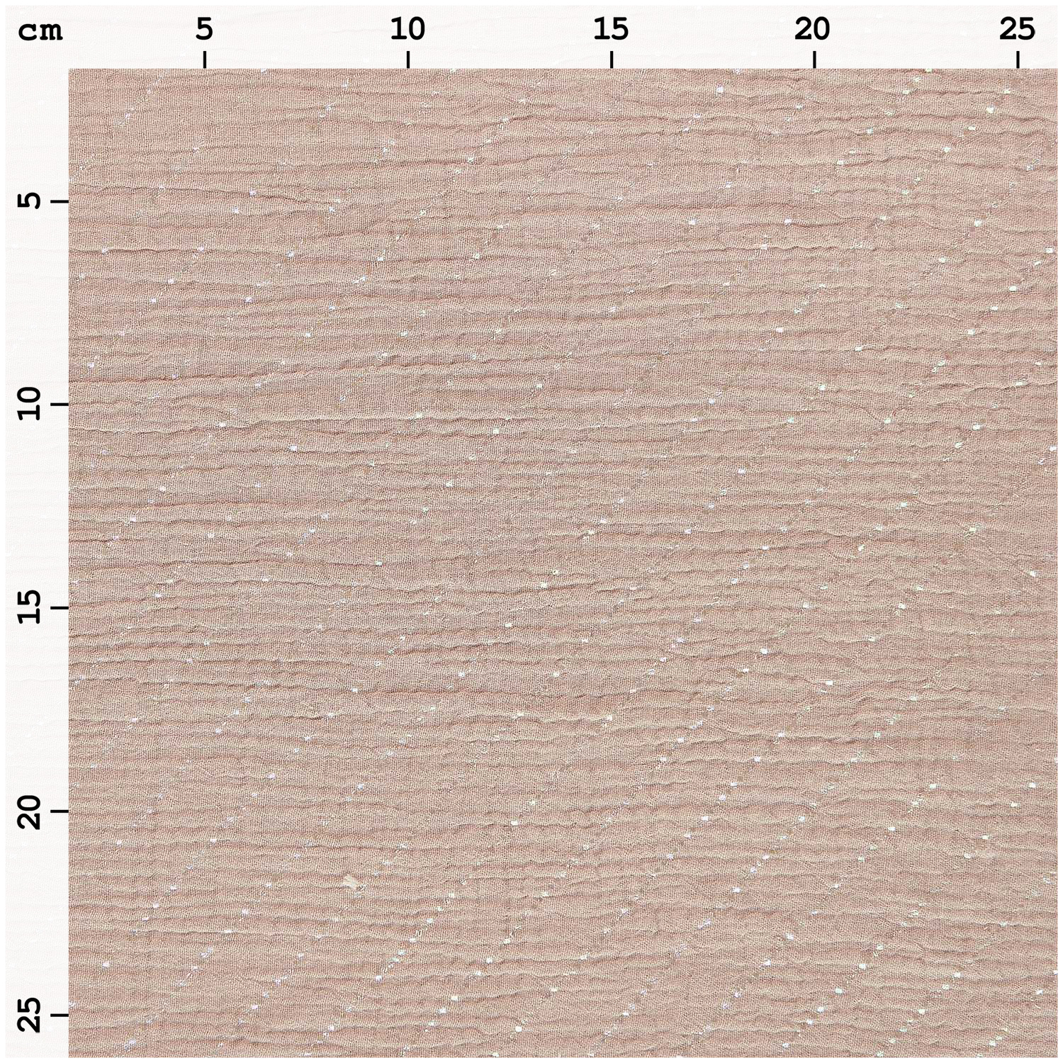 Stoffabschnitt Krinkelmusselin Streifen Puder 50x130cm von Rico Design