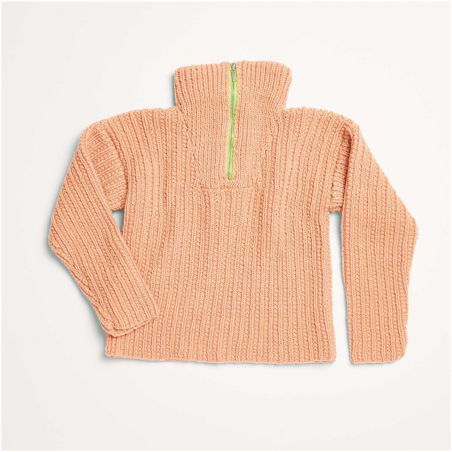 Gestrickter Pullover: Modell 24 aus dem Heft Rico Kids 12