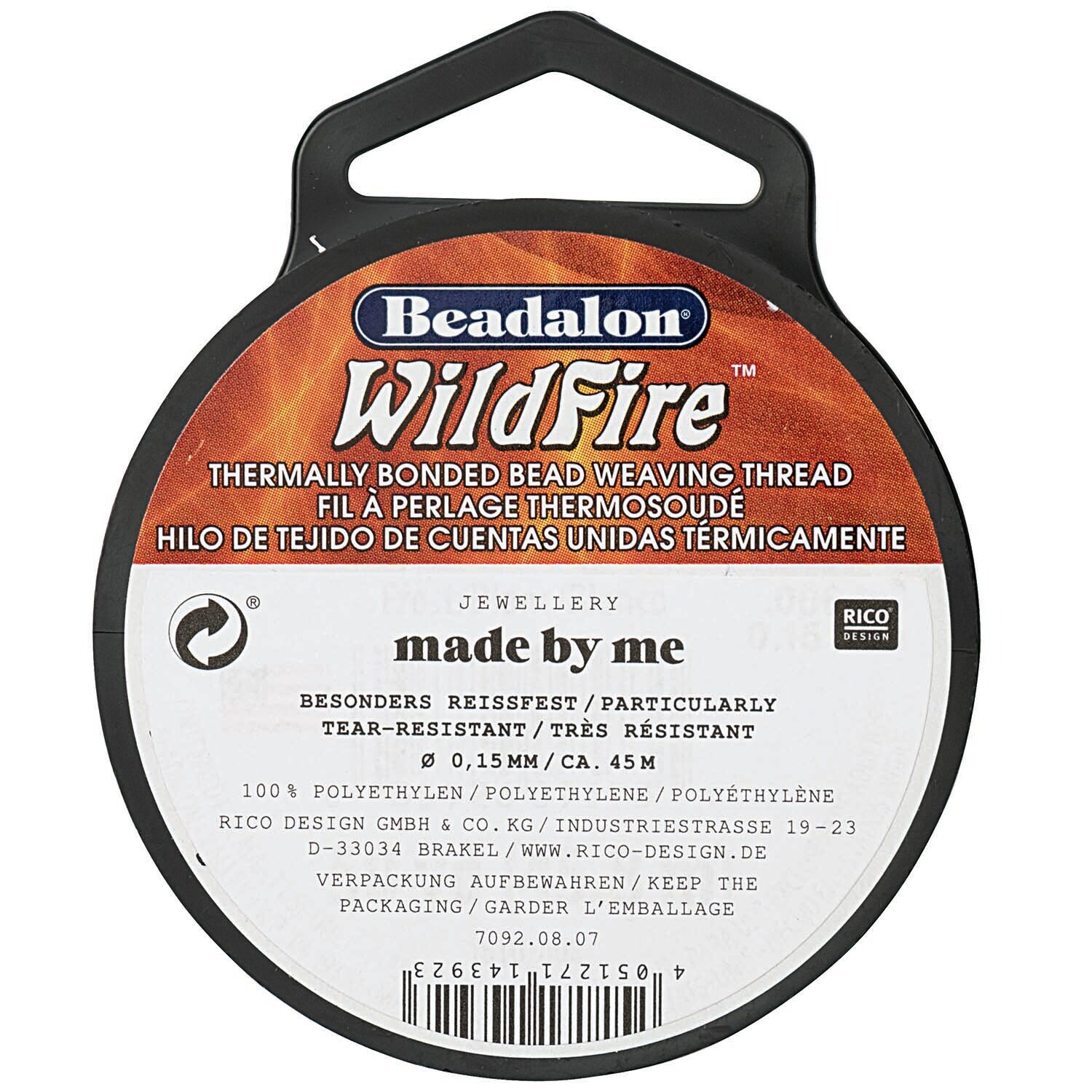 Wildfire Garn weiß 0,15mm 45m von Rico Design