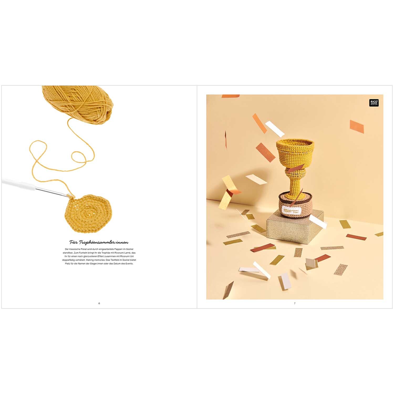 Ricorumi „The Winner is…" Sprachauswahl deutsch von Rico Design