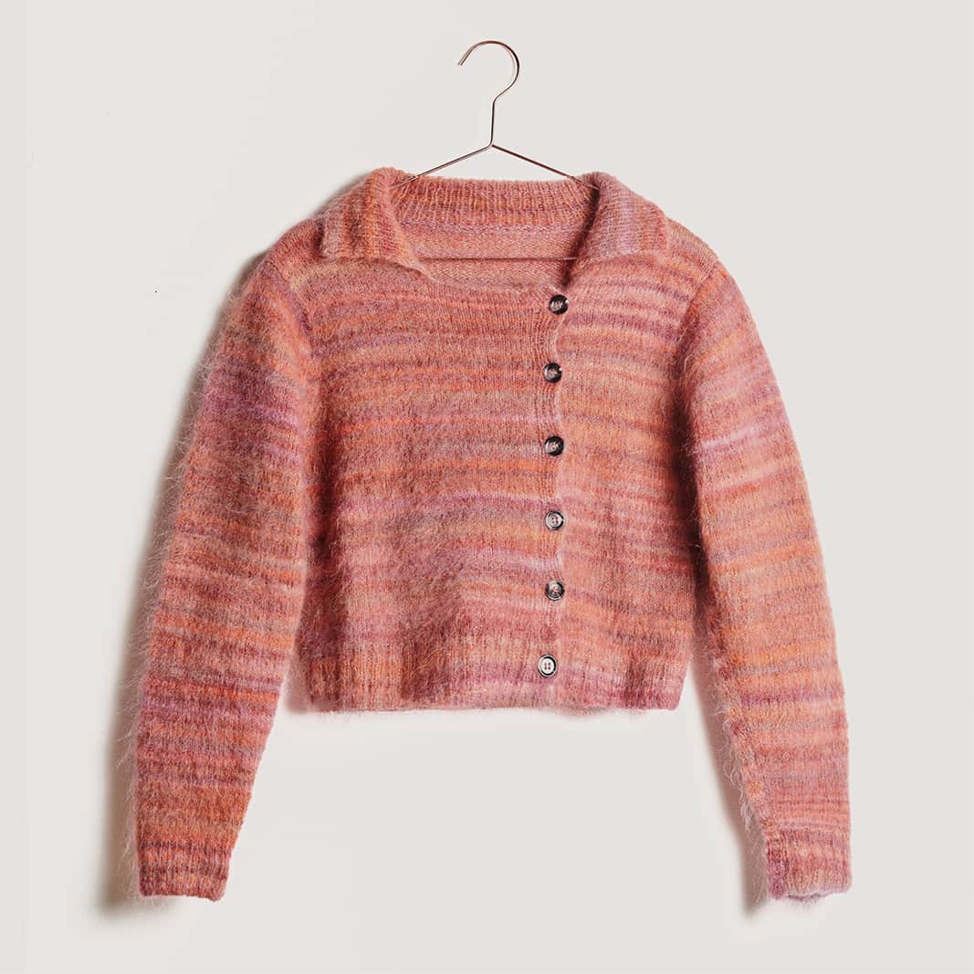 Gestrickte Jacke: Modell 40 aus dem Heft Lovewool No. 21