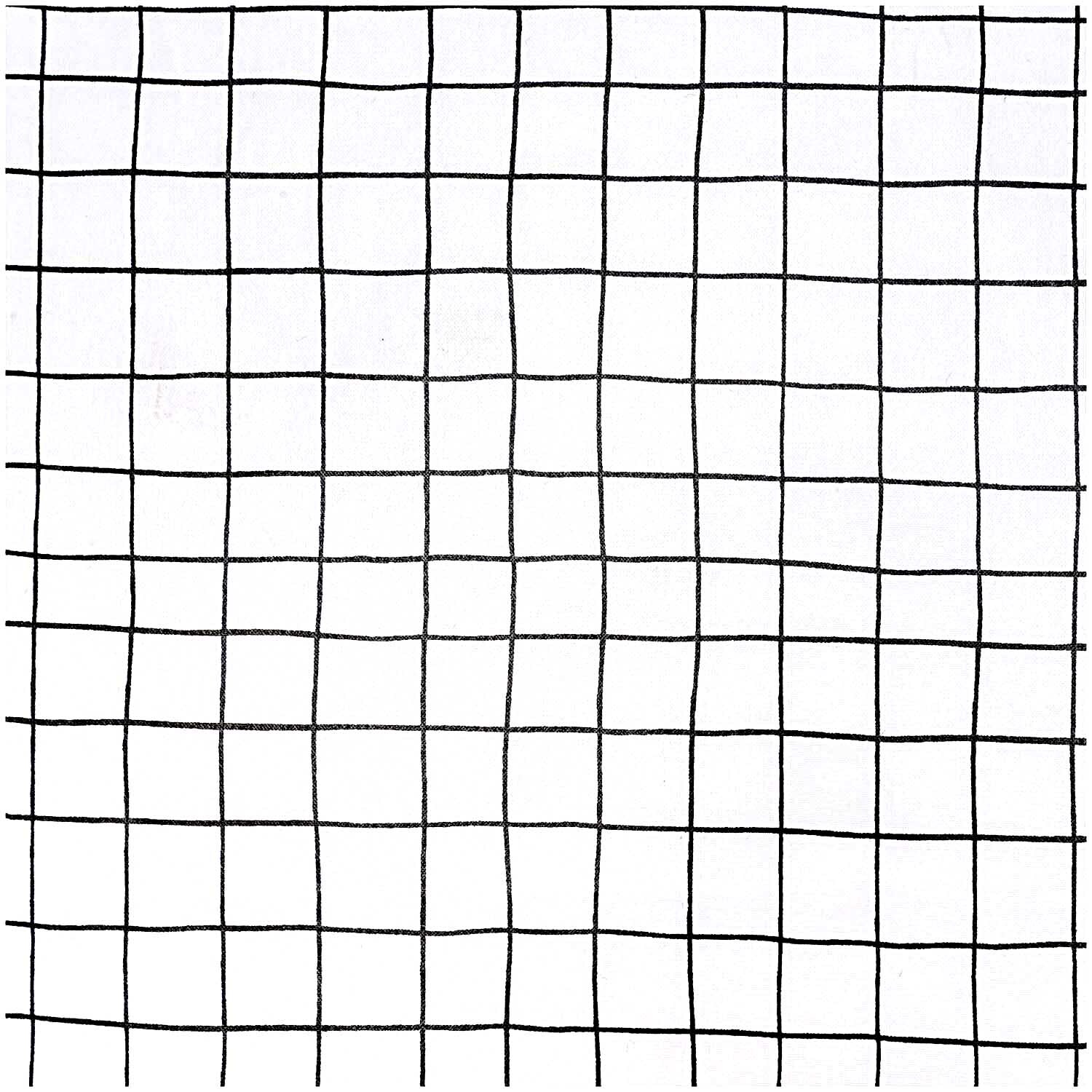 Stoff Karo weiß-schwarz 140cm beschichtet von Rico Design zeigt ein klassisches Karomuster. Ideal für kreative Nähprojekte und Dekorationen.