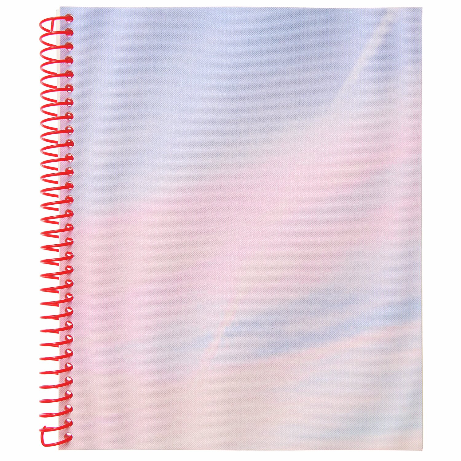Paper Poetry Notizbuch L Himmel 80 Seiten mit rosa Spiralbindung und pastellfarbenem Cover. Ideal für kreative Notizen und Skizzen.