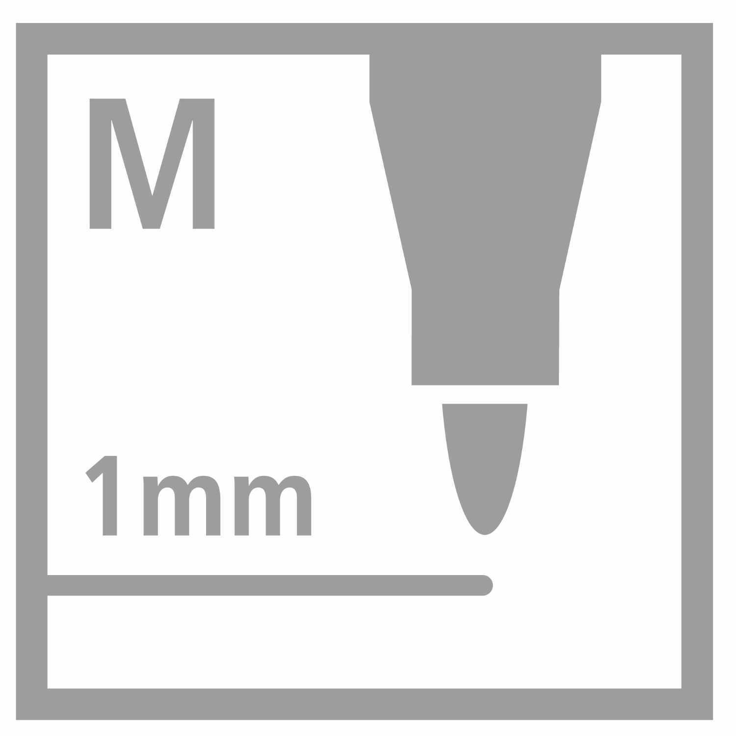 Pen 68 Neonfarben im Etui, 6 Farben. STABILO Stifte mit 1mm Spitze, ideal für präzises Zeichnen.