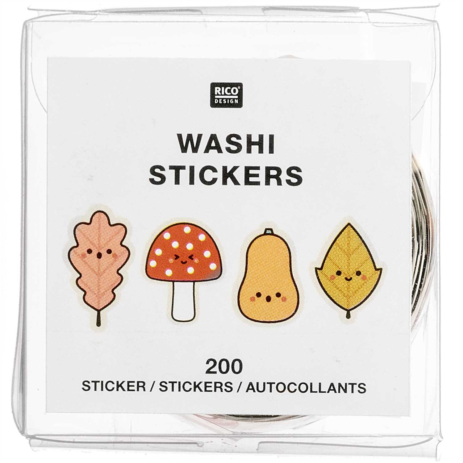 Washi Sticker Funny Fall 200 Stück von Rico Design