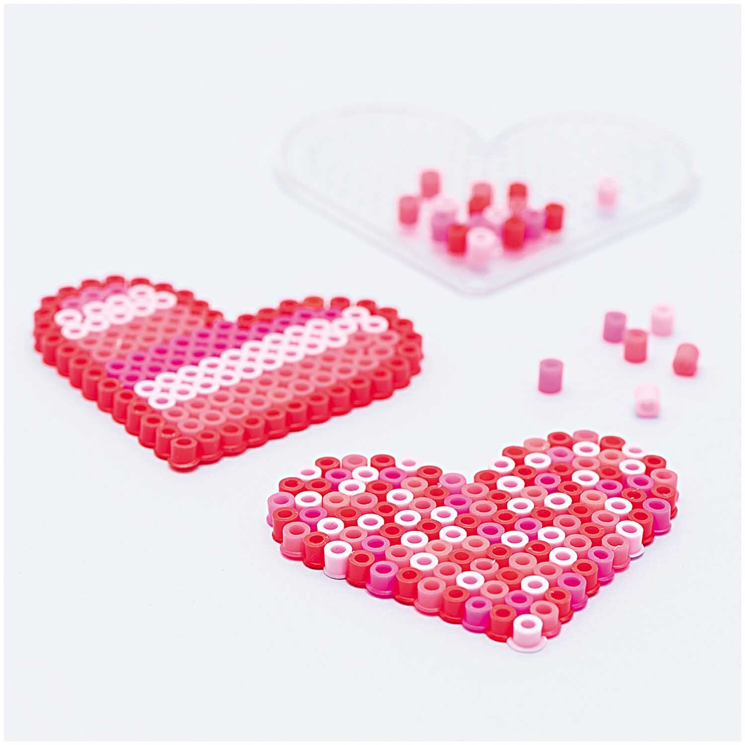 Bügelperlen Set Herz ca. 9x7,5cm von Rico Design