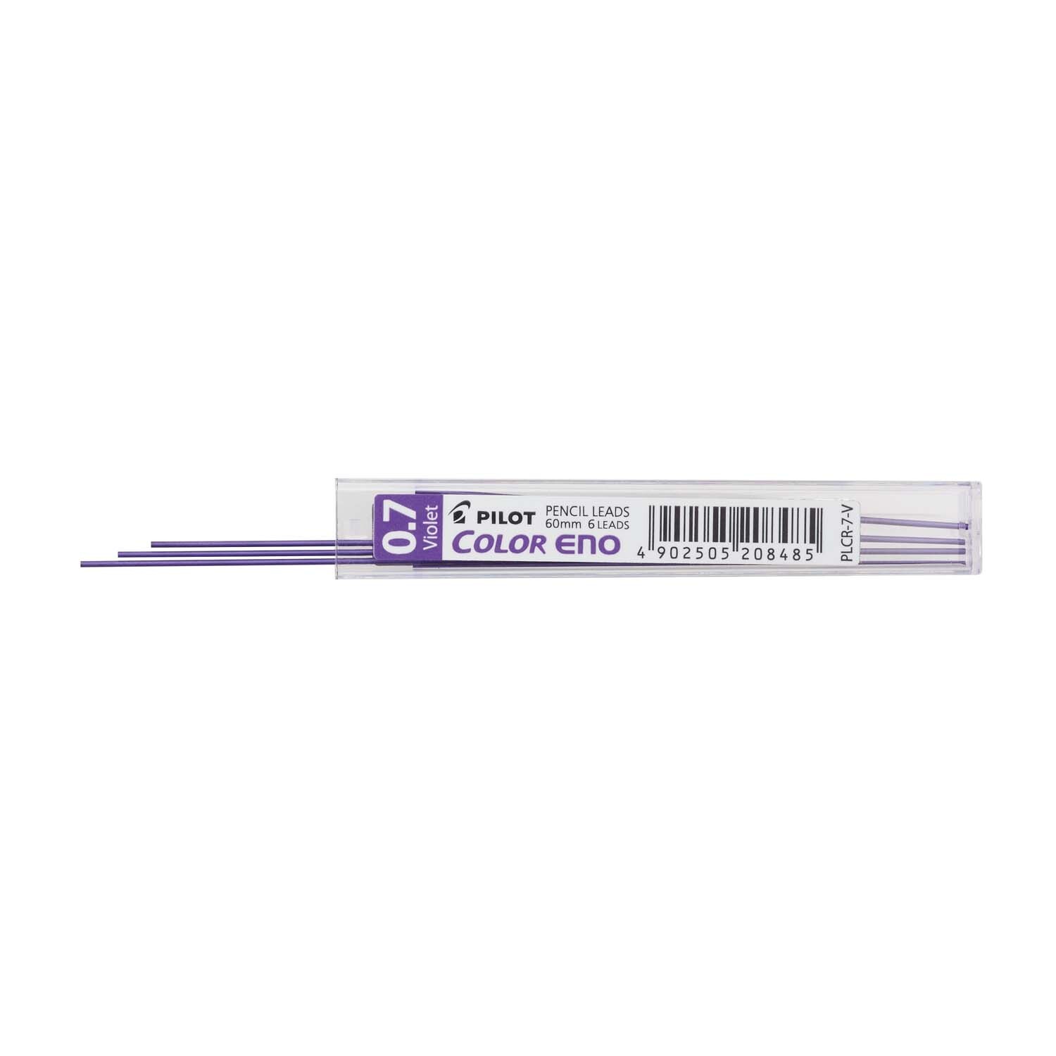 Color Eno Mine für Druckbuntstift 6 Stück: Violette Minen von PILOT in transparenter Verpackung. Ideal für präzises Zeichnen und Skizzieren.